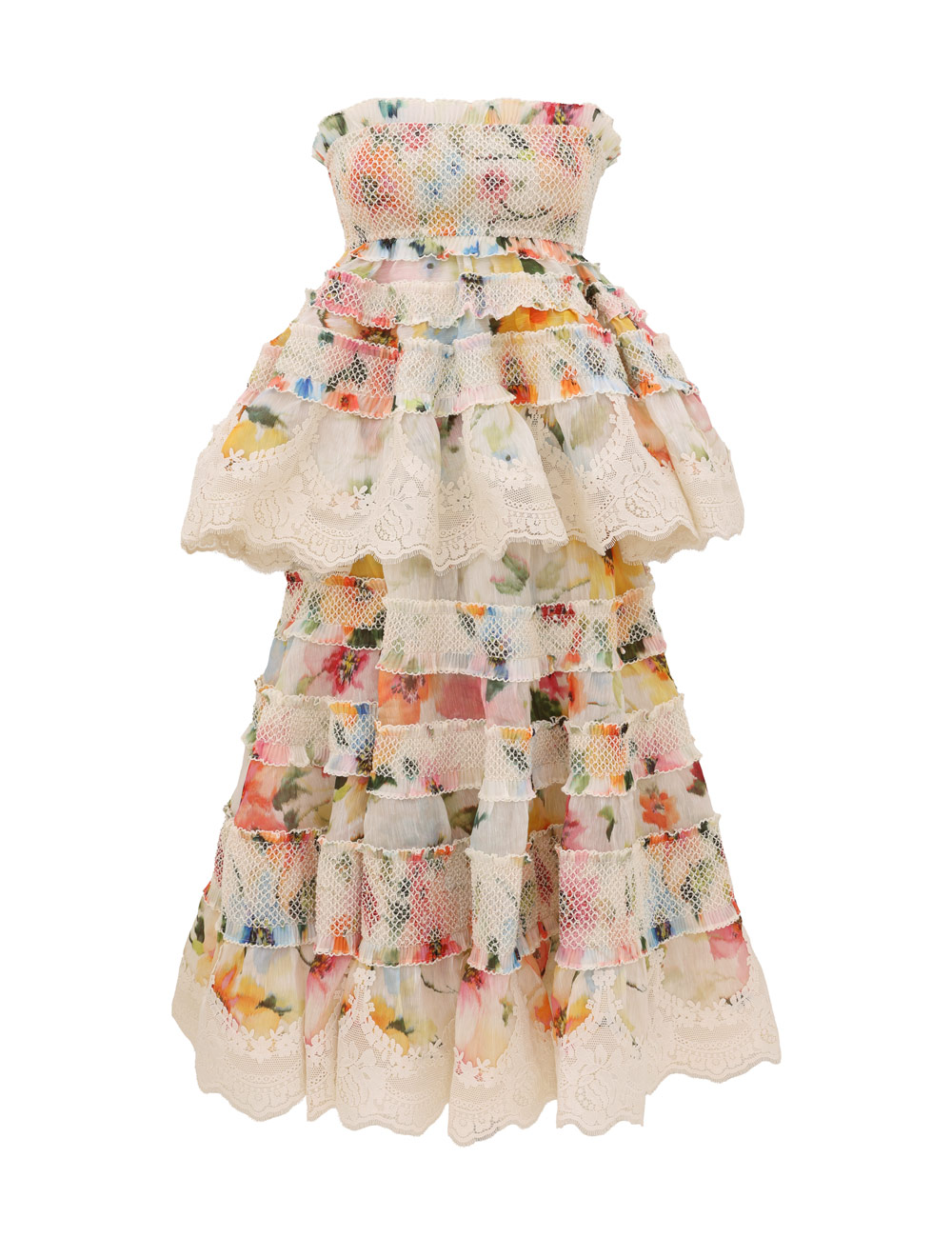 Alchemy Shirred Midi Dress