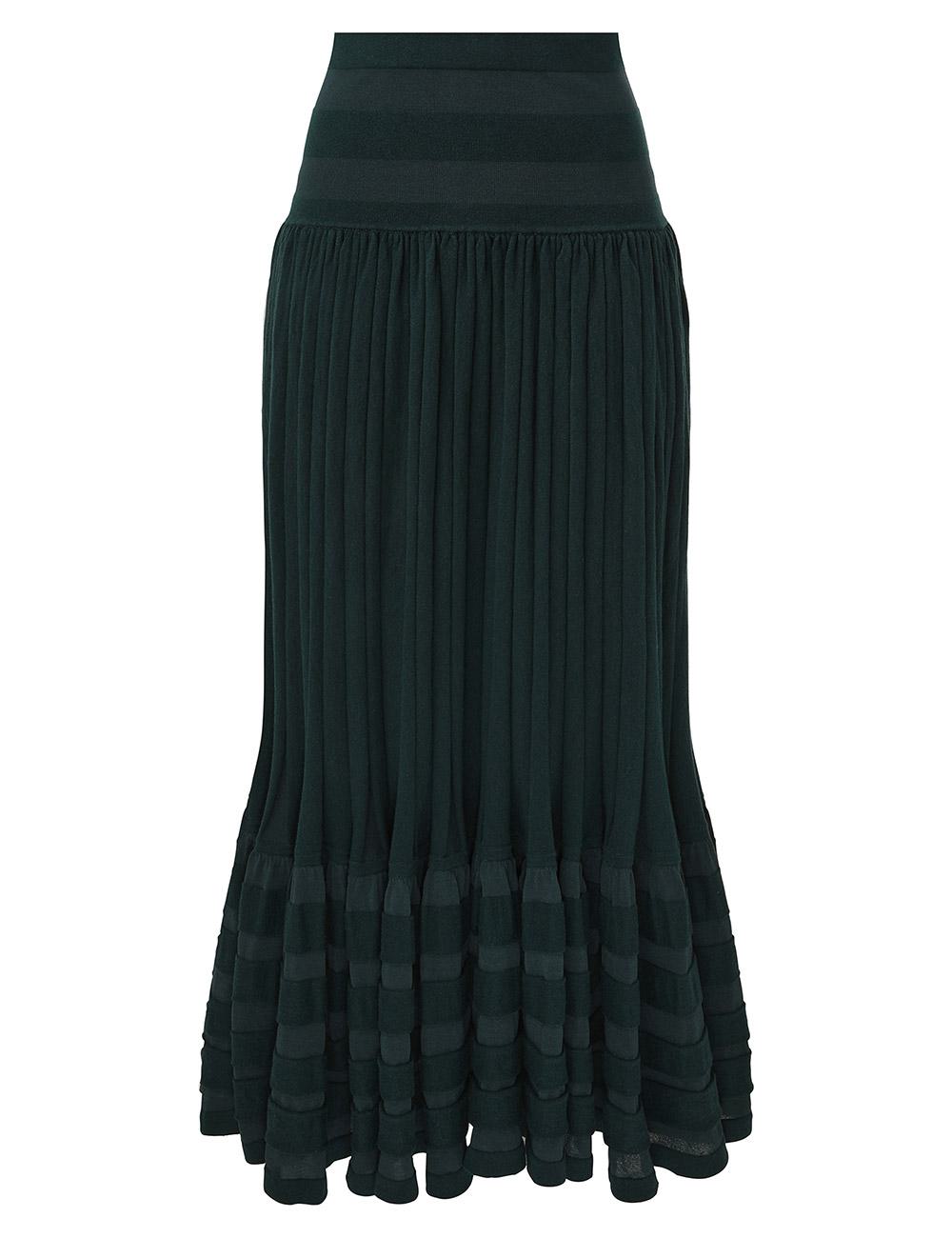 Rebellion Gathered Midi Skirt