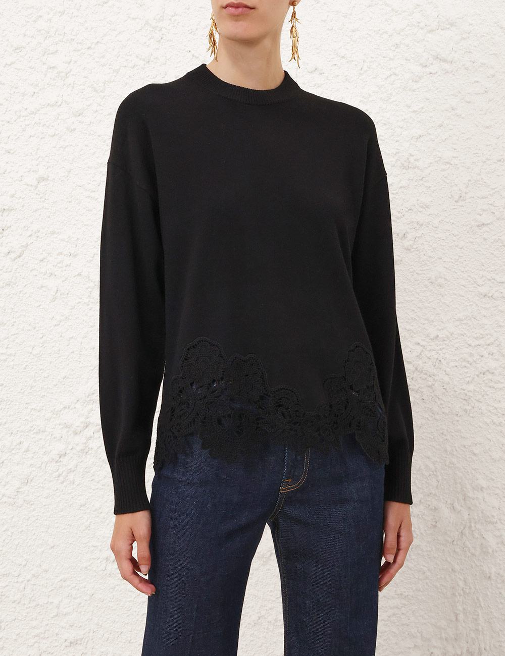 Luna Merino Lace Sweater