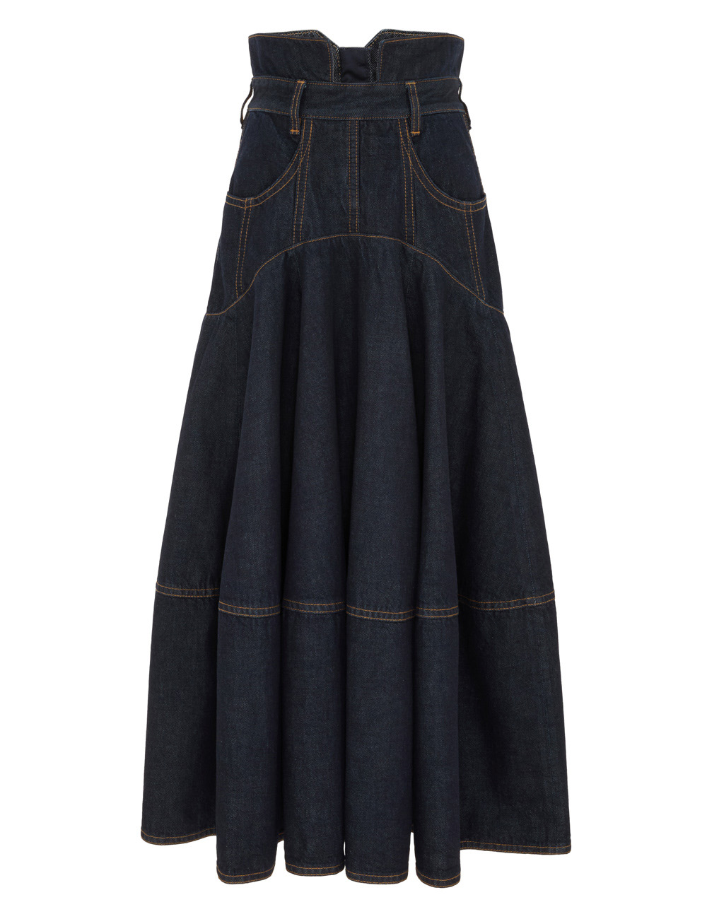 Luna Denim Midi Skirt