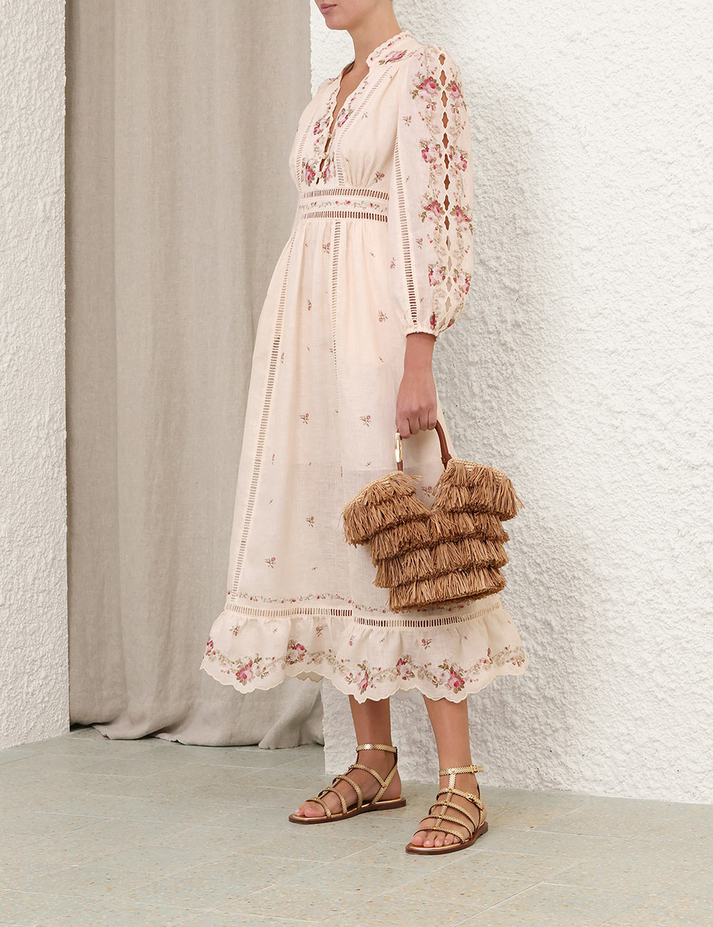 Patience Plunge Midi Dress
