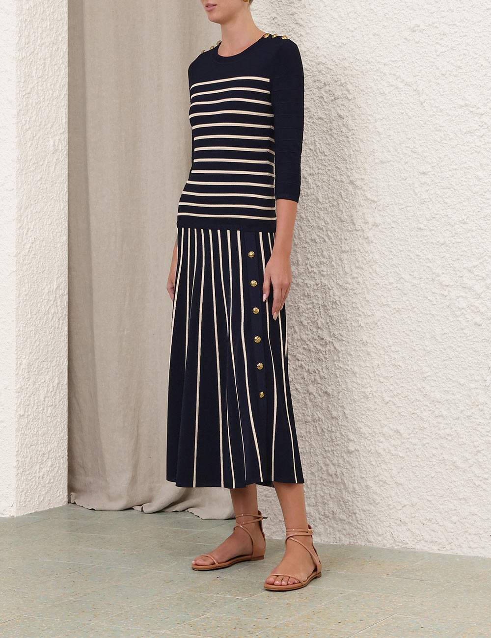 Luna Striped Top