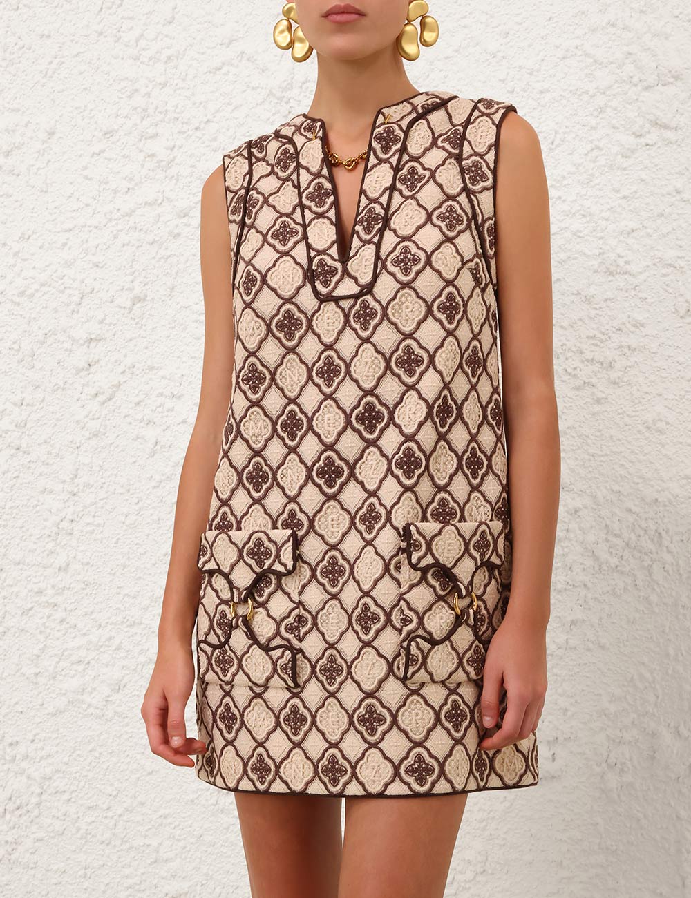 Luna Guipure Shift Dress