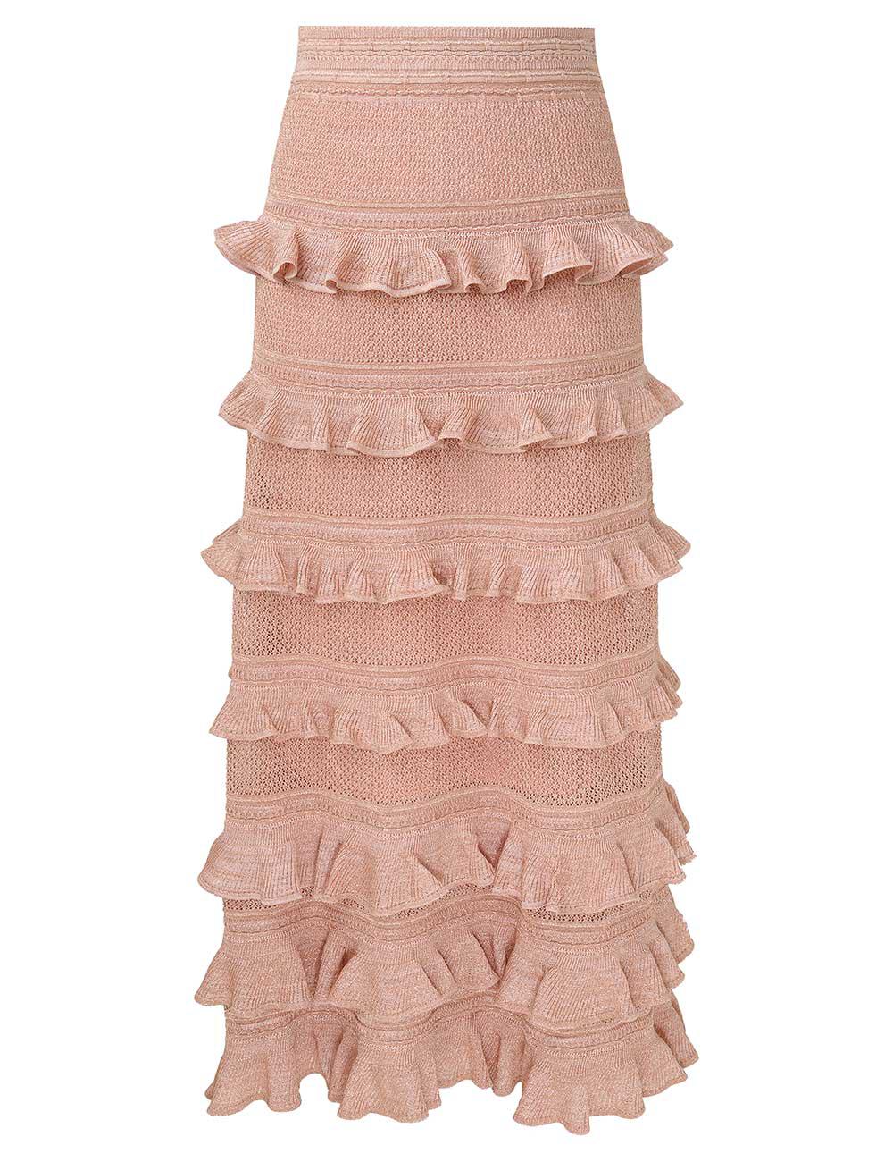 Rebellion Frill Midi Skirt