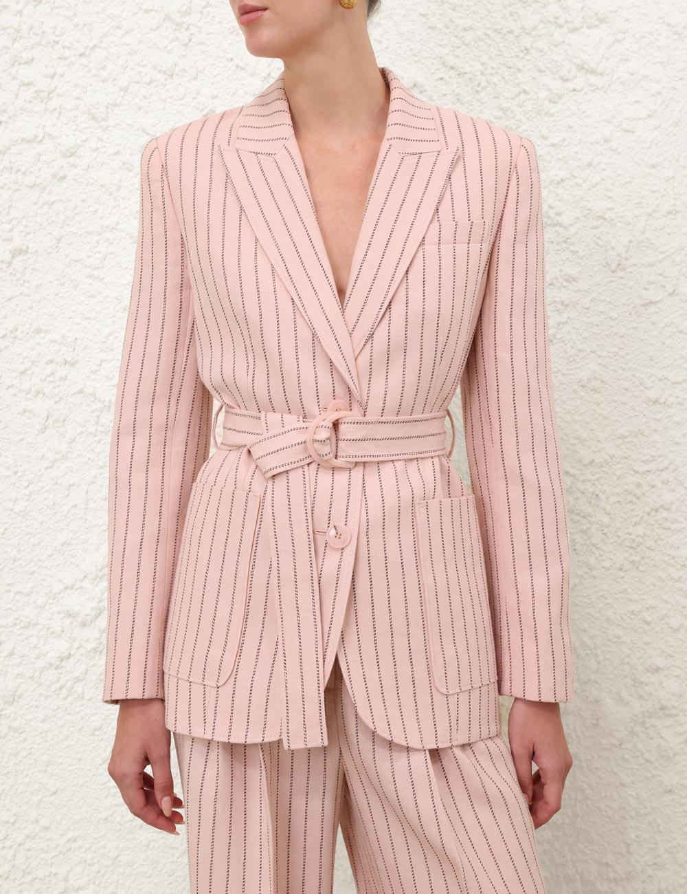 Alchemy Linen Belted Blazer