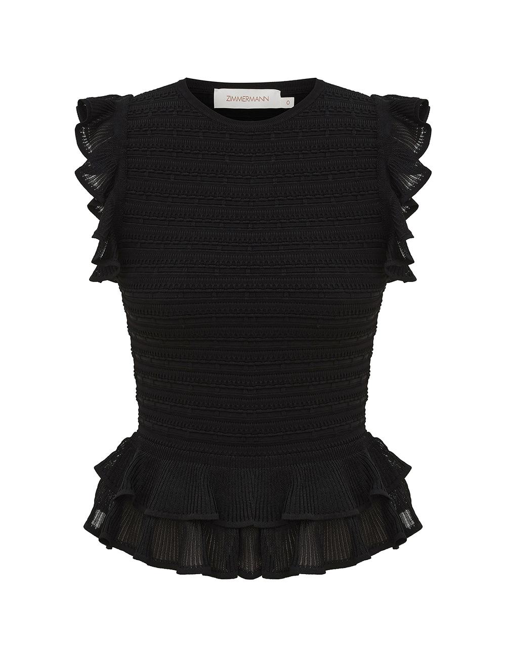 Luna Lace Frill Halter Top