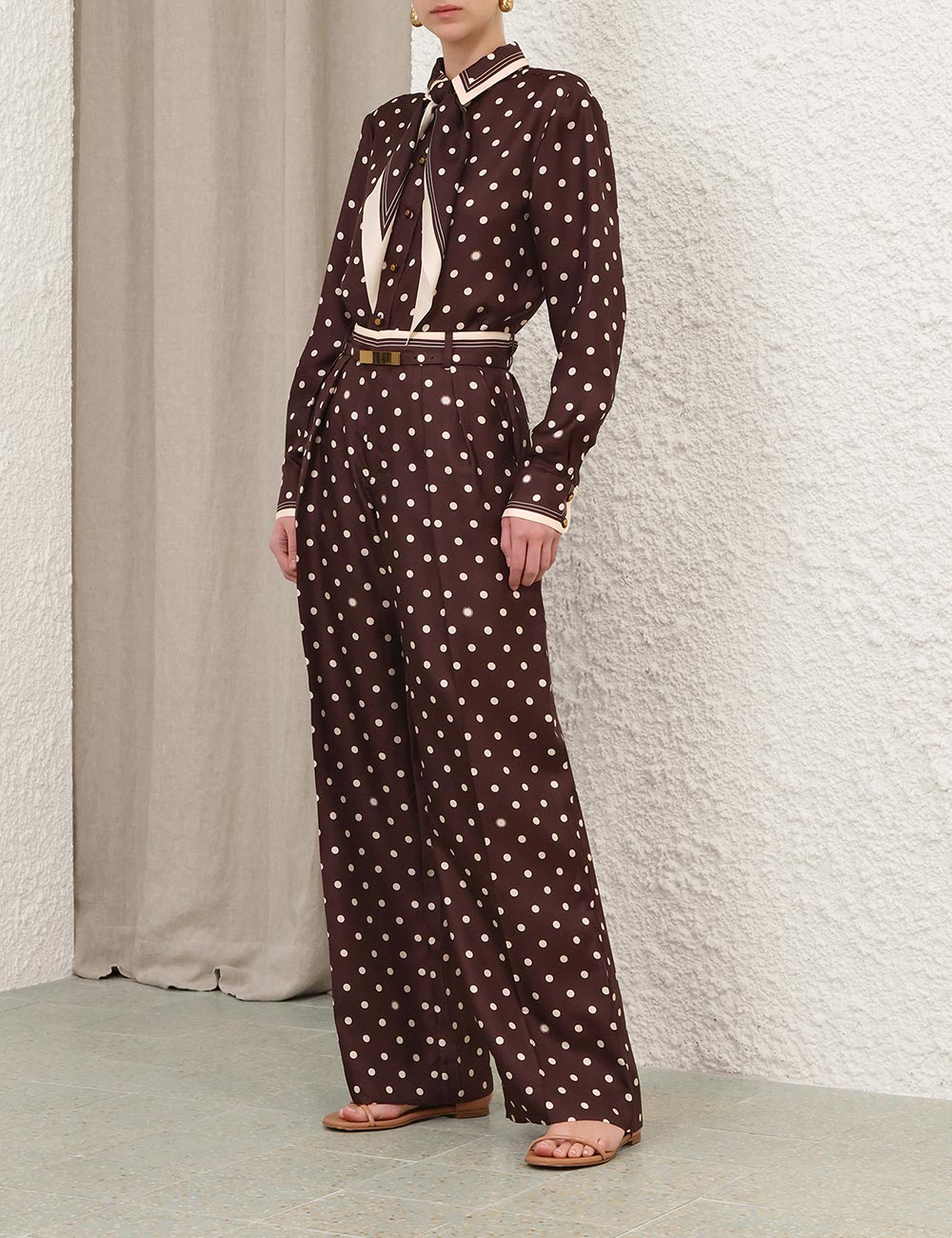 Dot Straight Pant