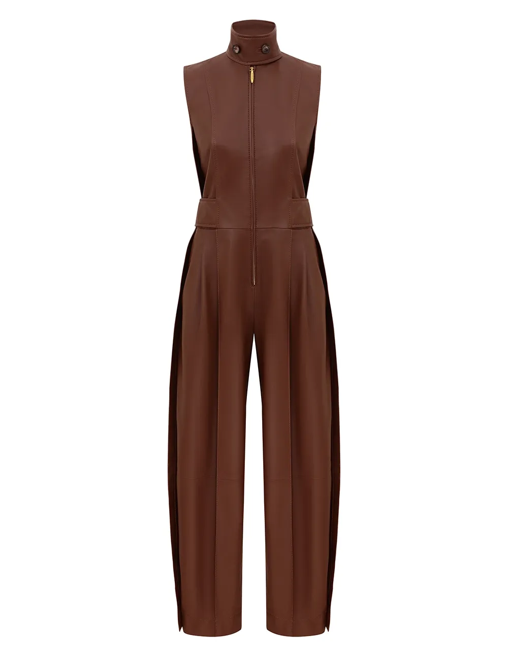 Luna Leather Jumpsuit