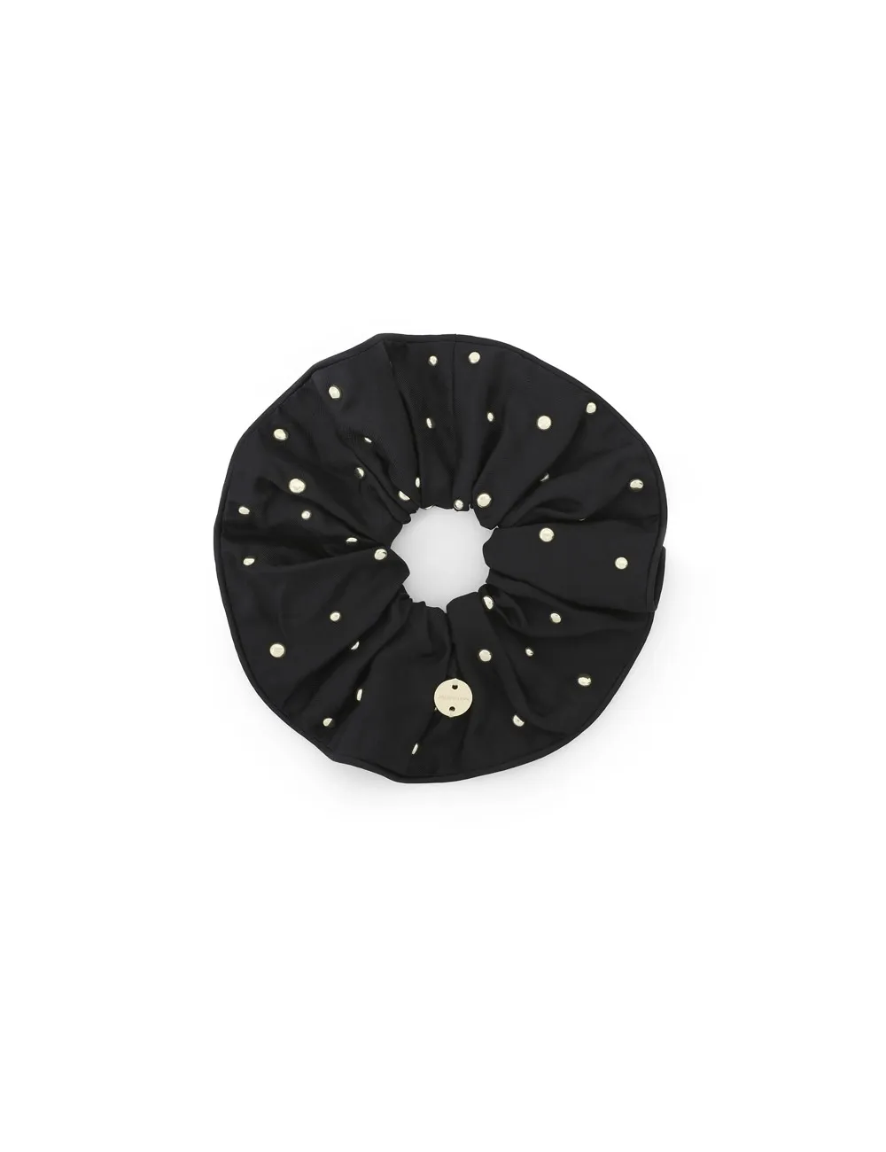 Studded Silk Scrunchie