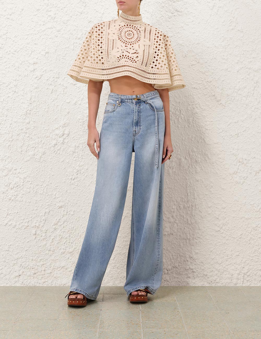 Indra Denim Relaxed Flare Jean