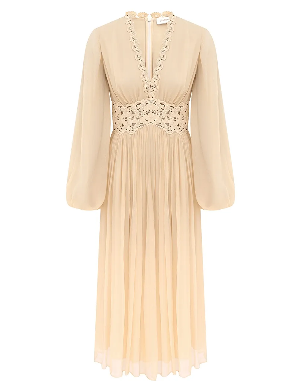 Luna Billow Midi Dress