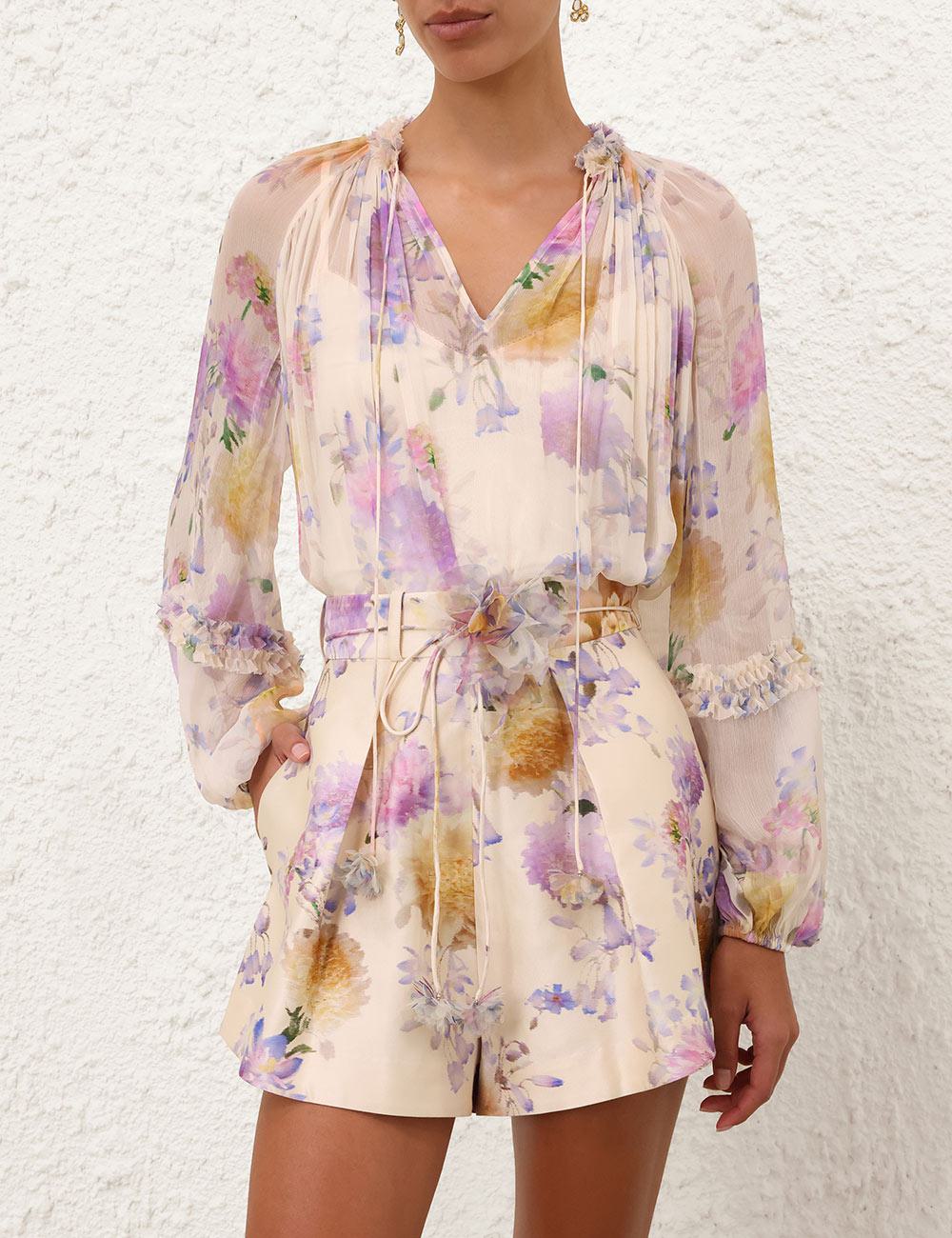 Luna Ruffle Billow Blouse