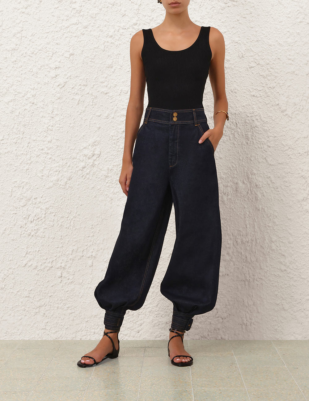 Luna Denim Harem Pant