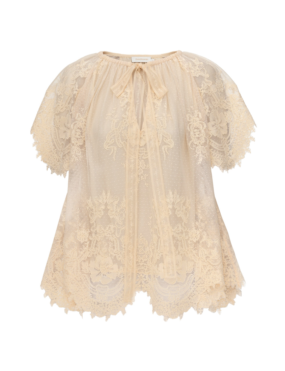 Luna Lace Flutter Blouse