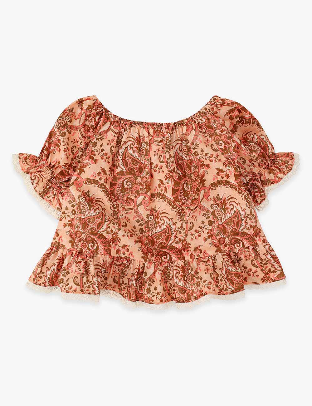 Aster Kids Frill Sleeve Top