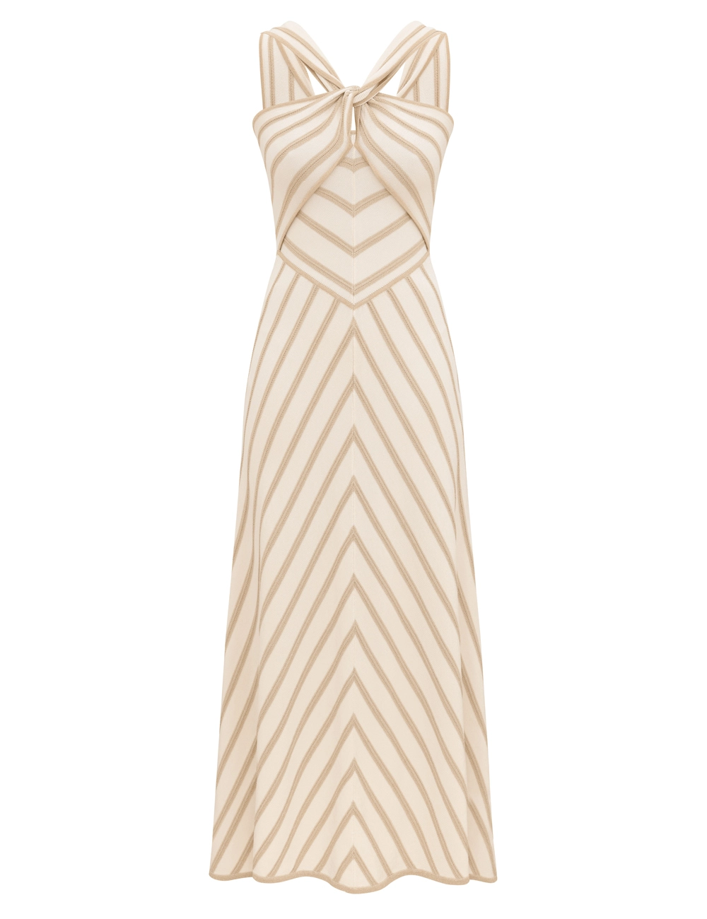 Luna Metallic Halter Dress