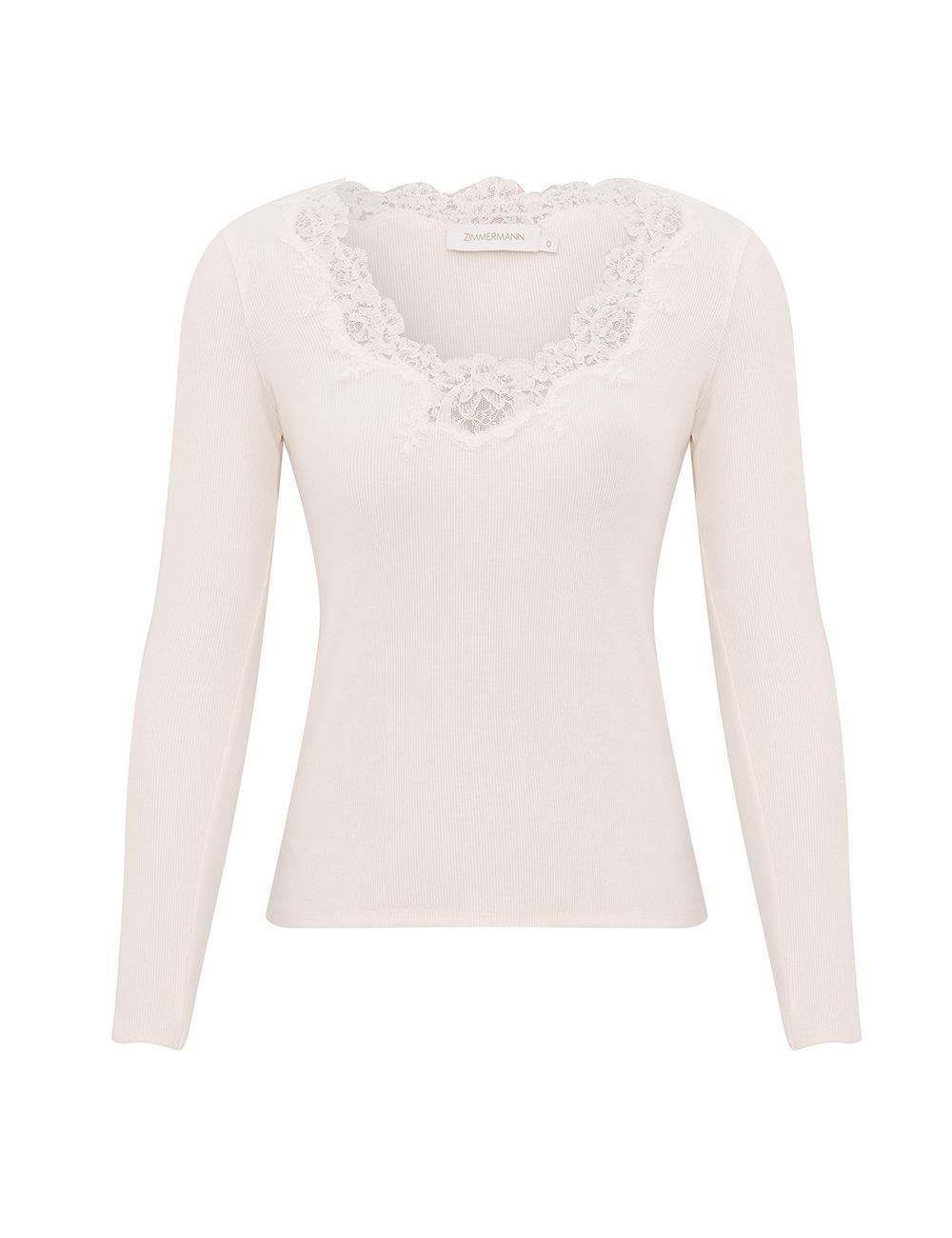 Lace Trim Tee