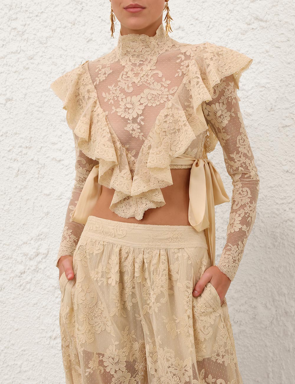 Luna Lace Long Sleeved Bodice