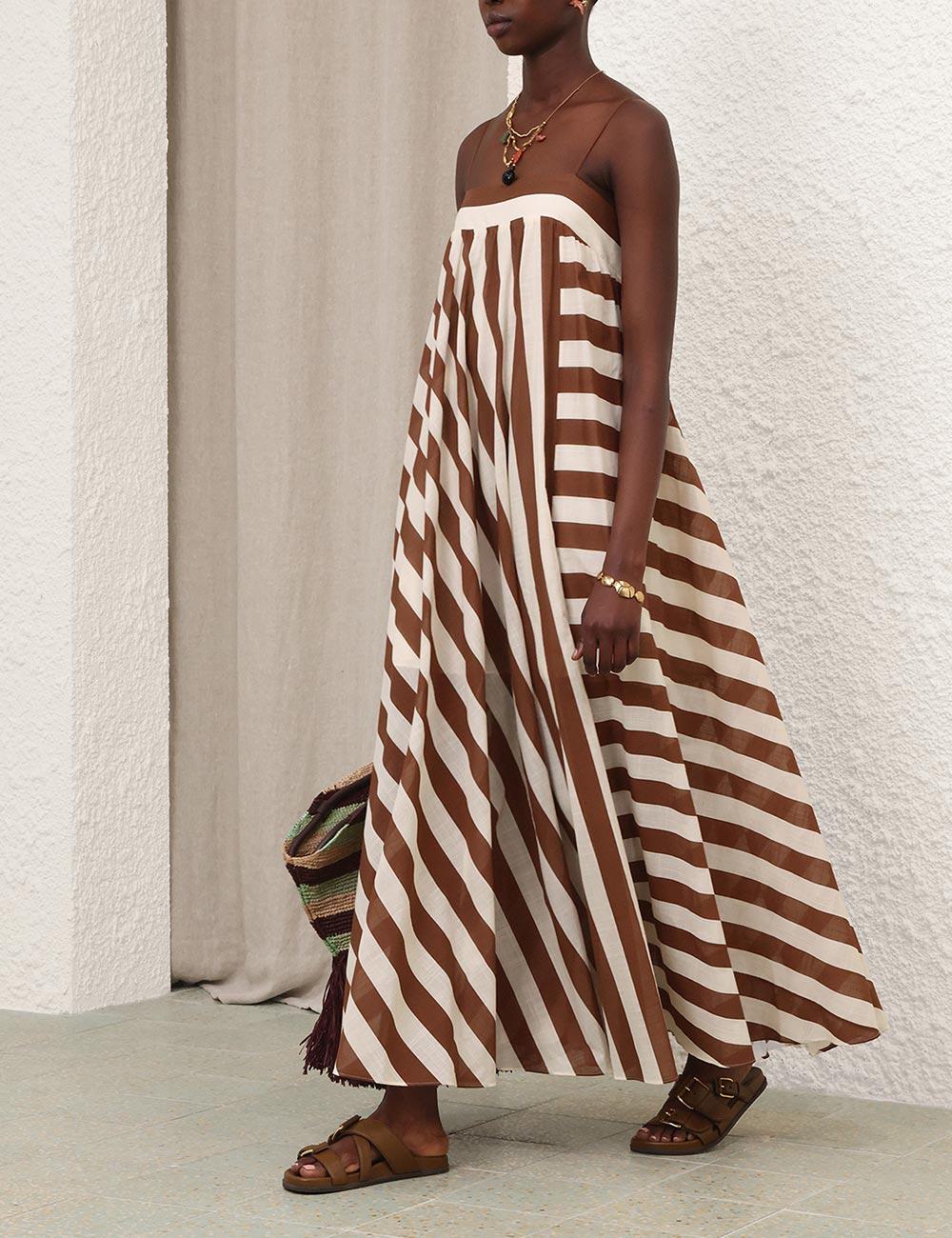 Daylight Stripe Maxi Dress