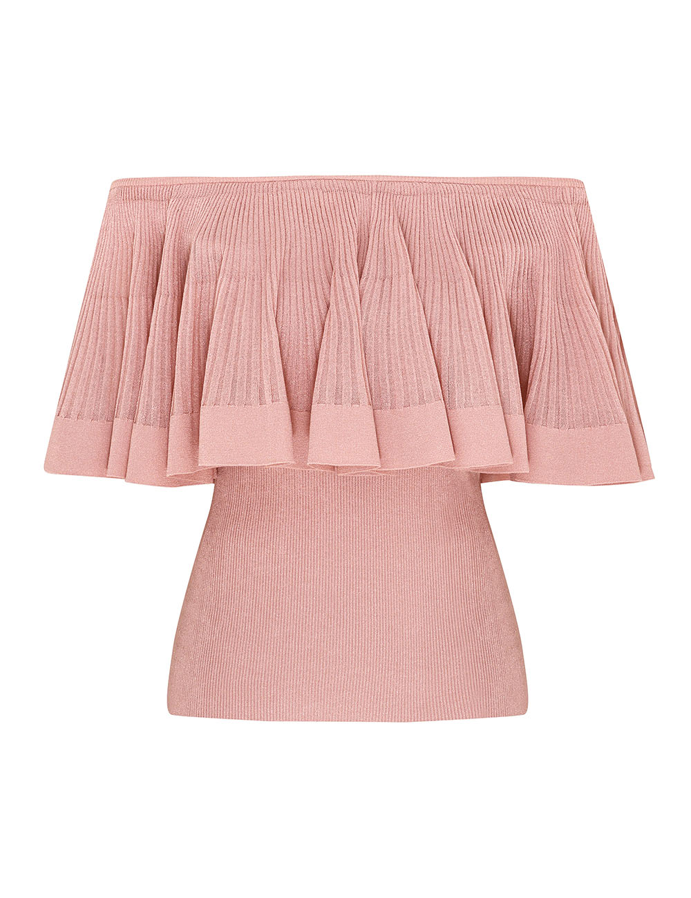 Luna Pleated Frill Top