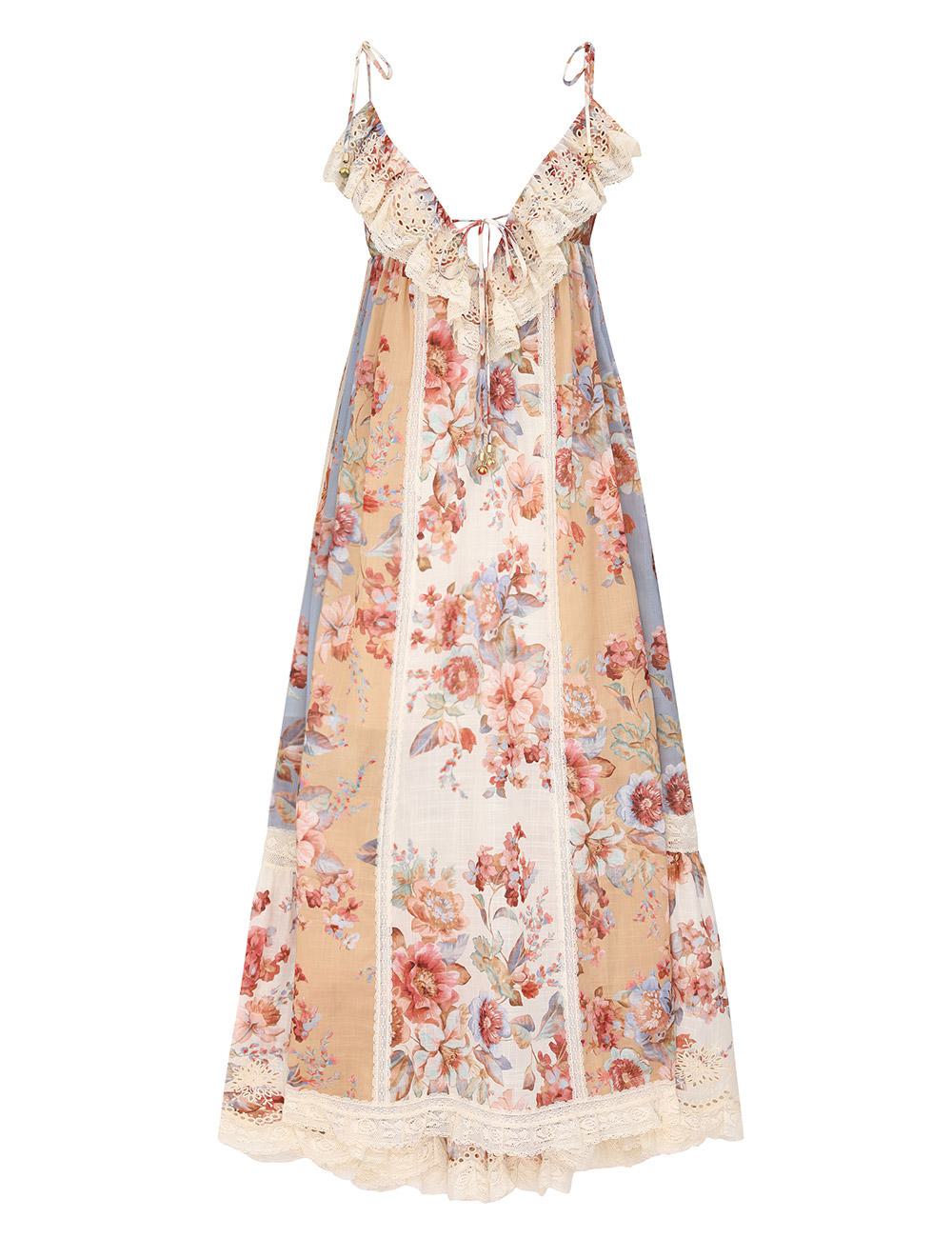 Awaken Lace Trim Dress