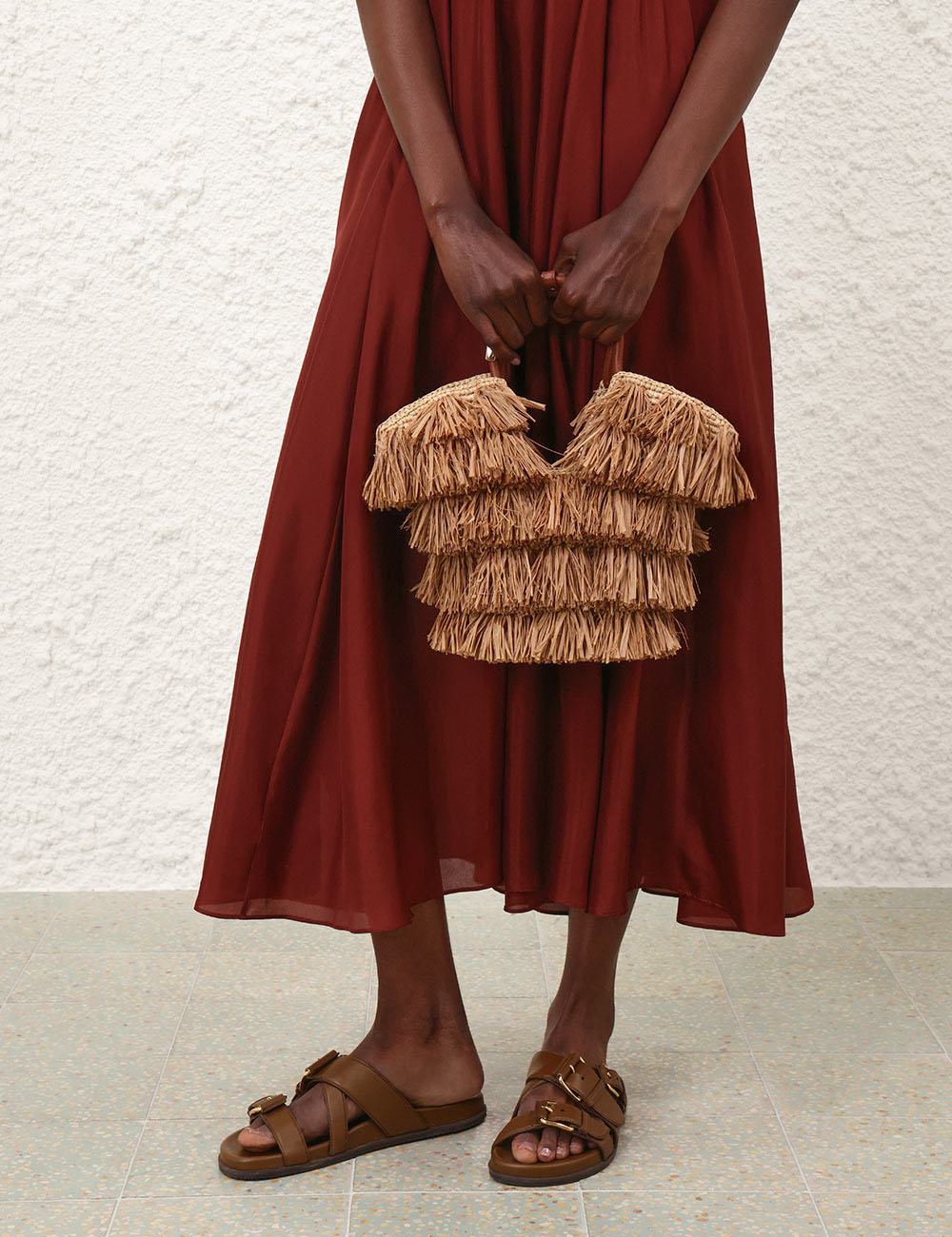 Goldentime Small Fringe Tote