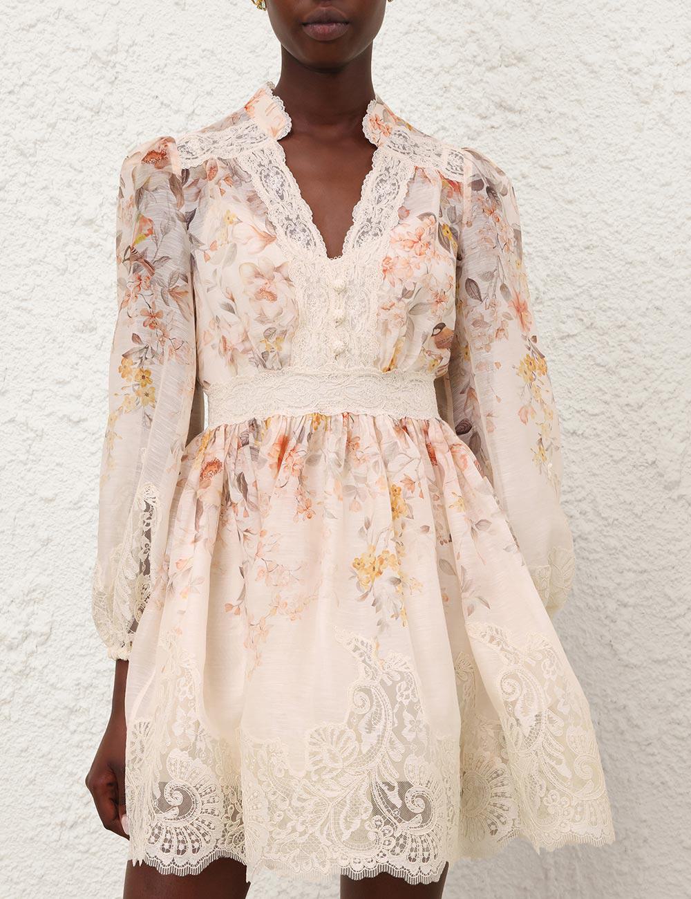 Luna Lace Lantern Dress