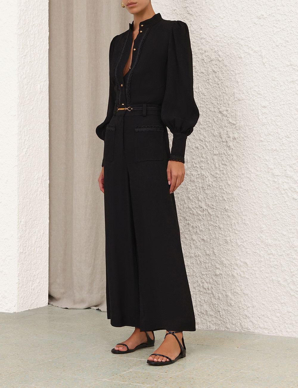 Trim Culotte Pant