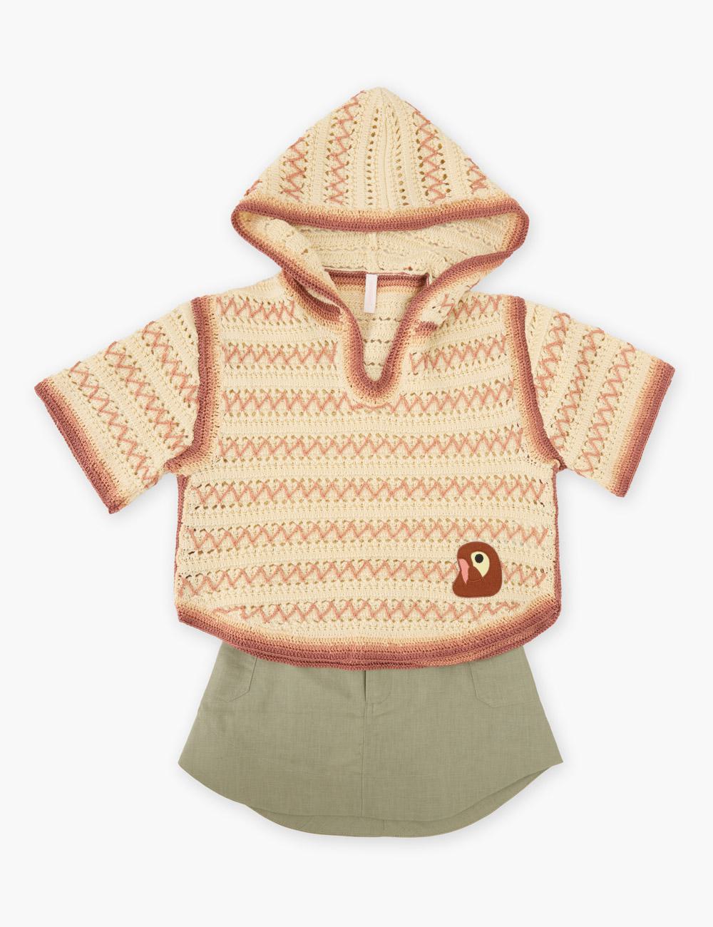 Aster Kids Knit Hoodie