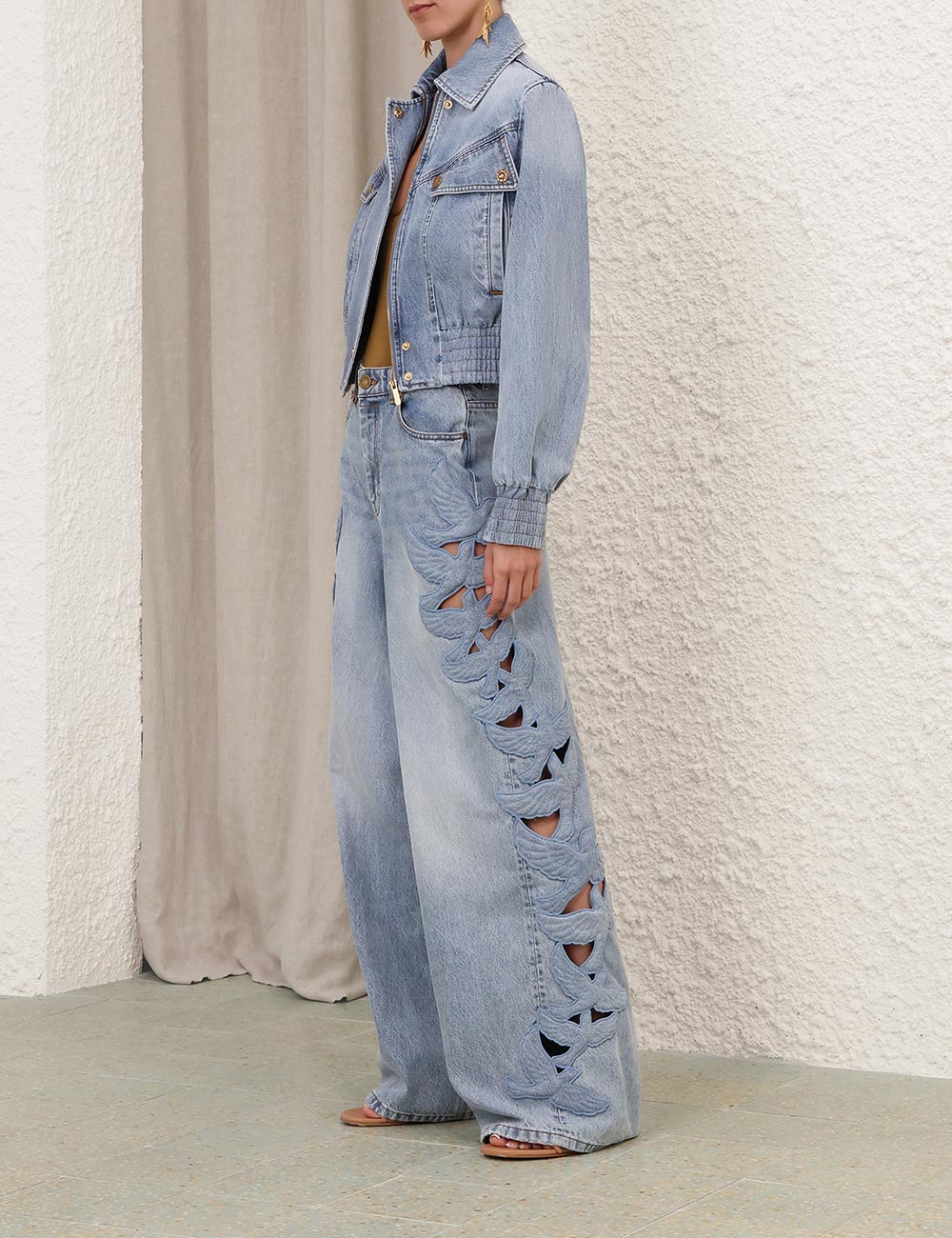 Denim Bomber Jacket