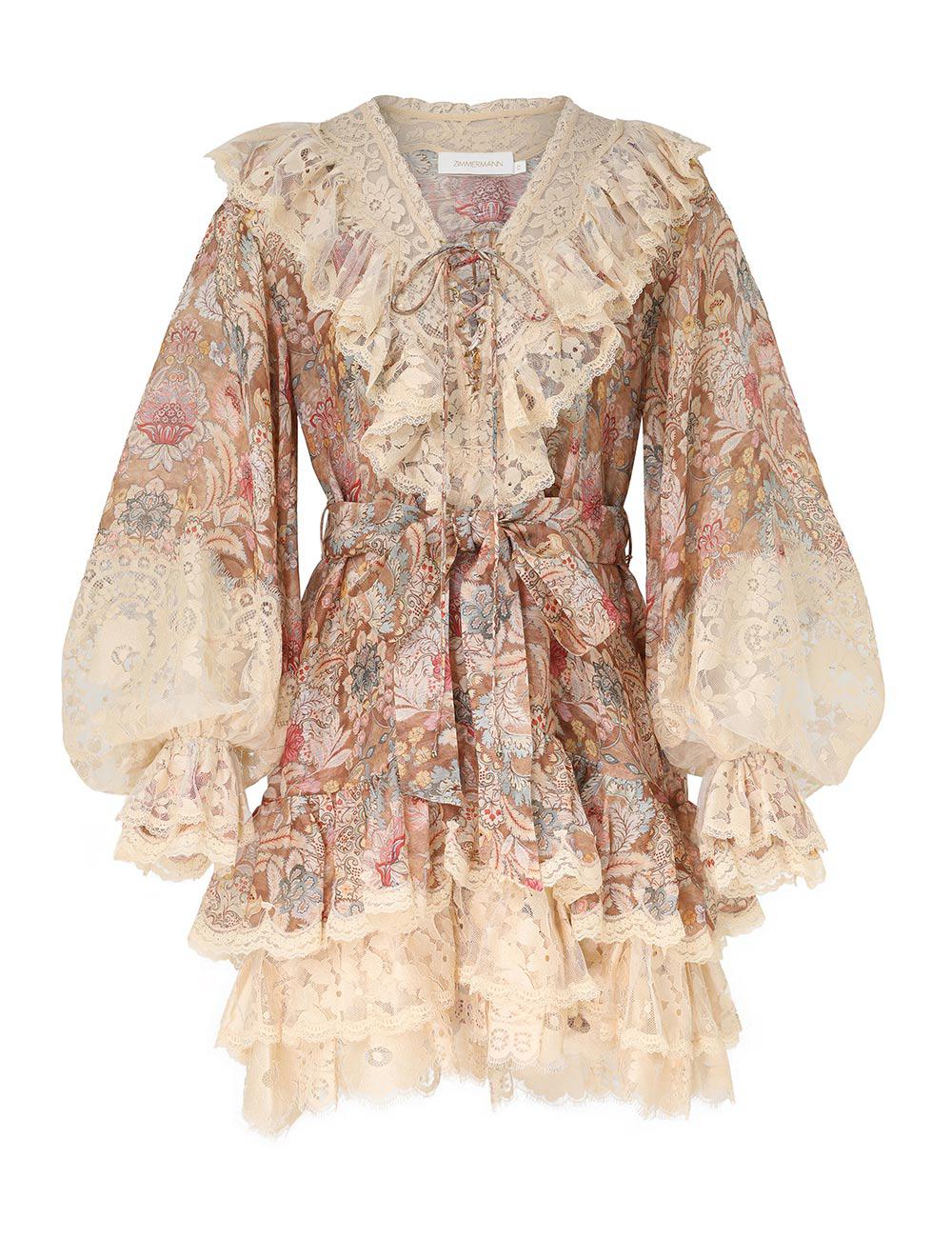 Rebellion Lace-Up Mini Dress