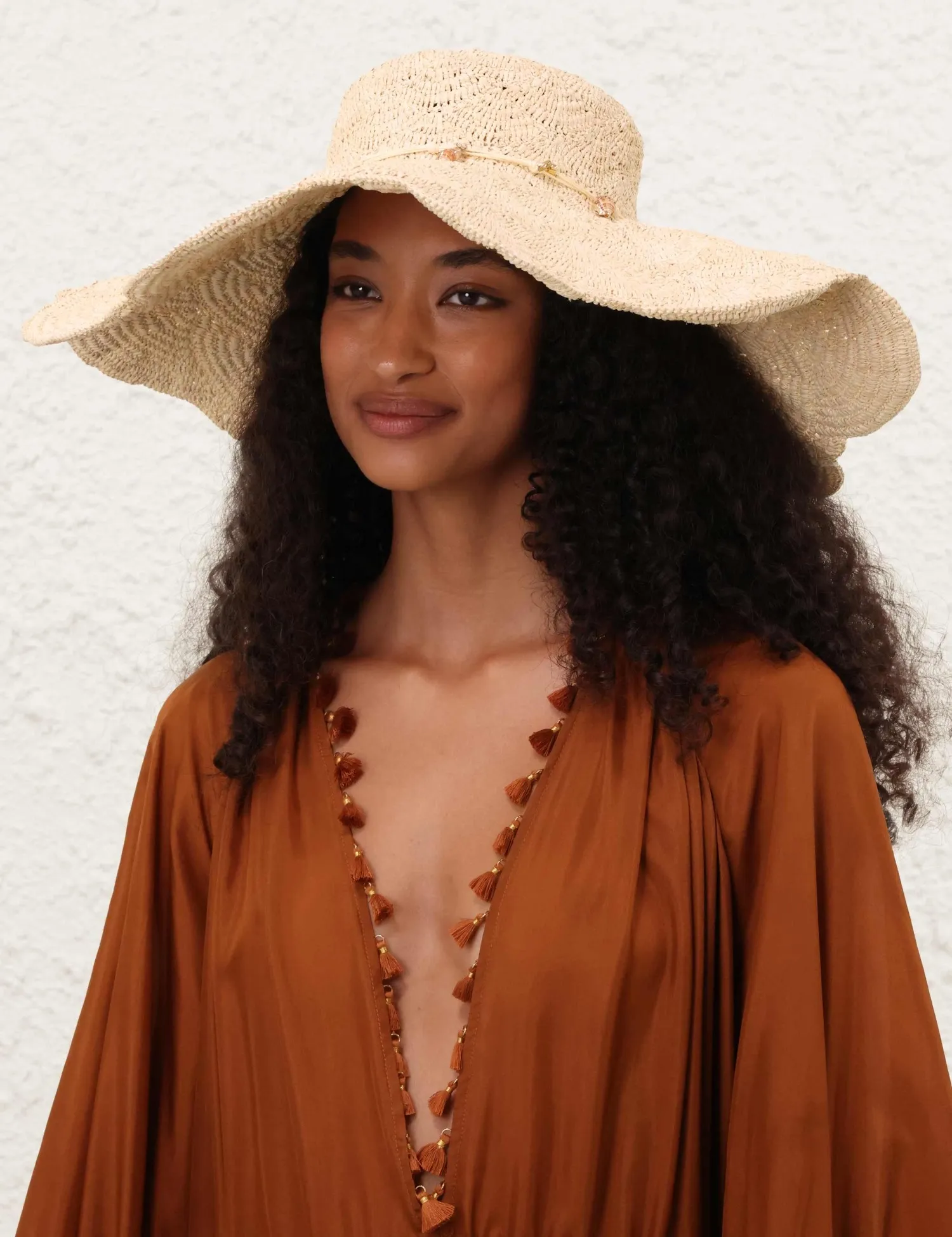 Long Brim Straw Sunhat