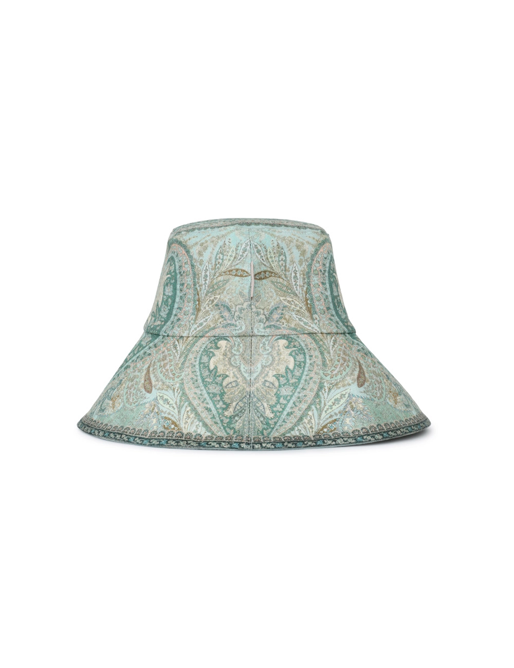 Printed Long Brim Bucket Hat