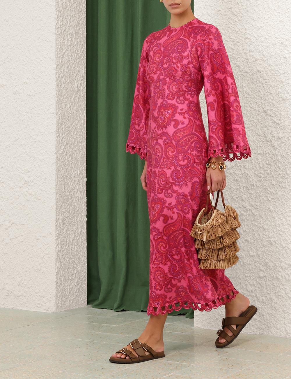 Stardust Long Sleeve Midi