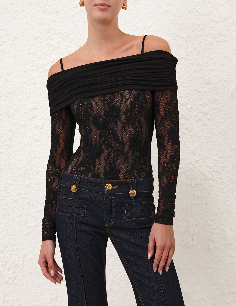 Rebellion Draped Bodysuit