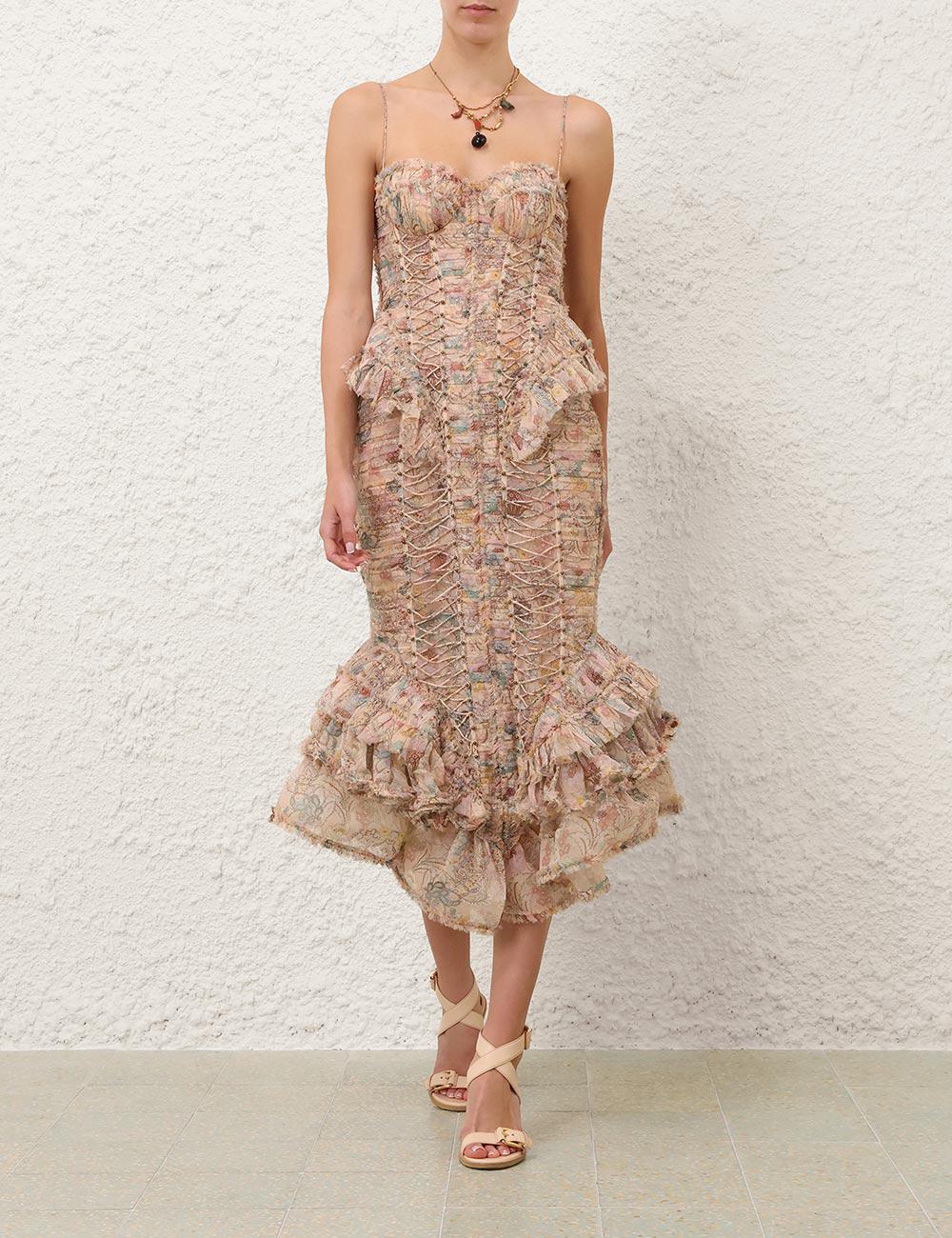 Rebellion Frayed Midi Dress