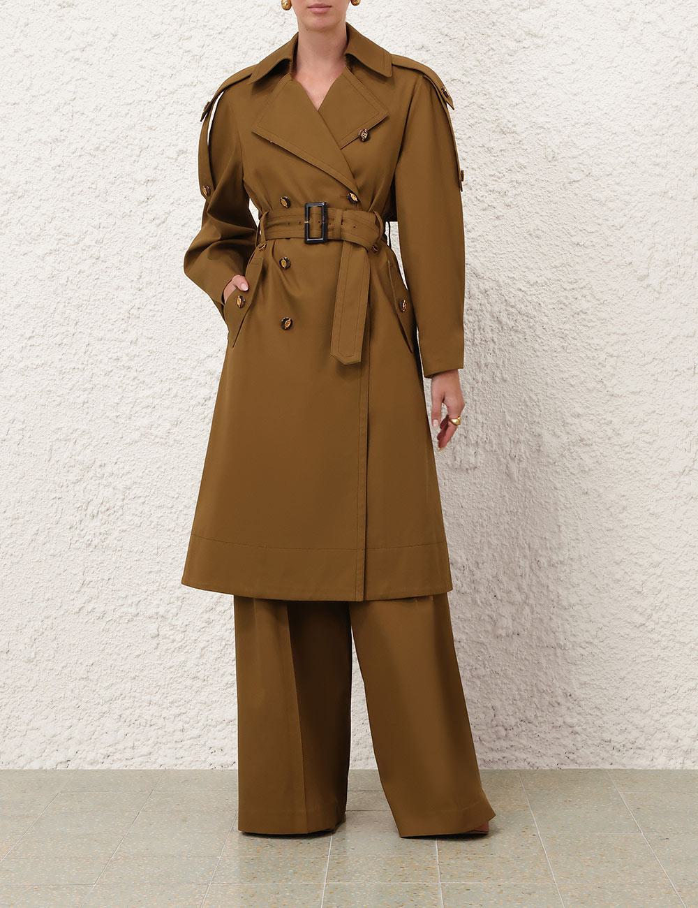 Luna Drill Trenchcoat