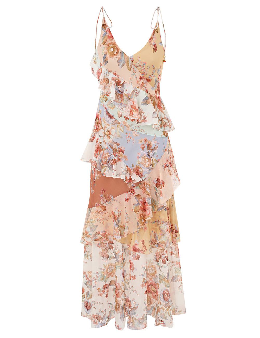 Awaken Frilled Slip Dress