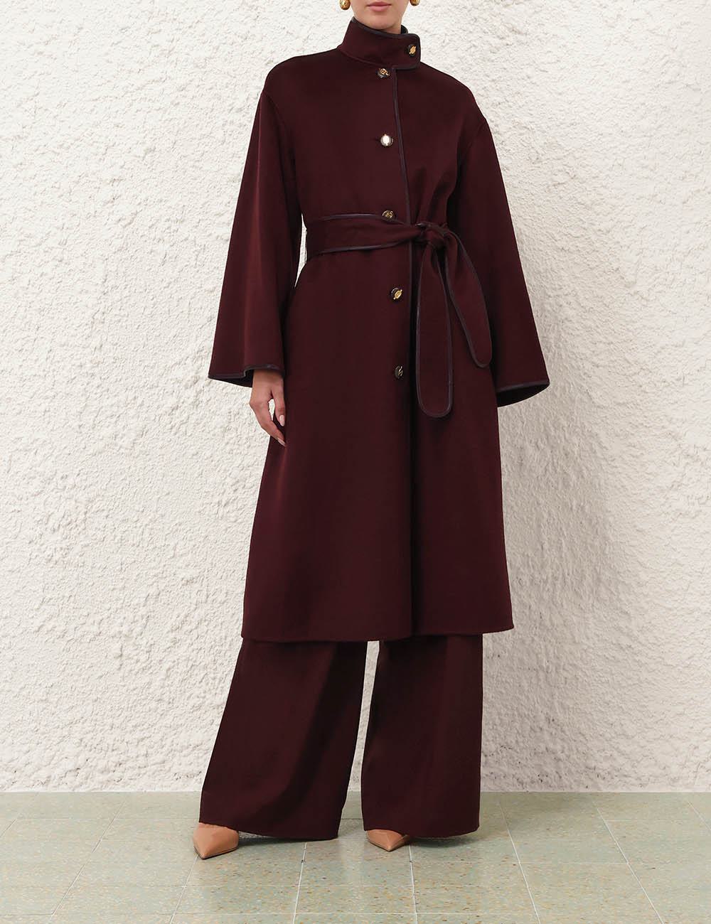Luna Wool Wrap Coat