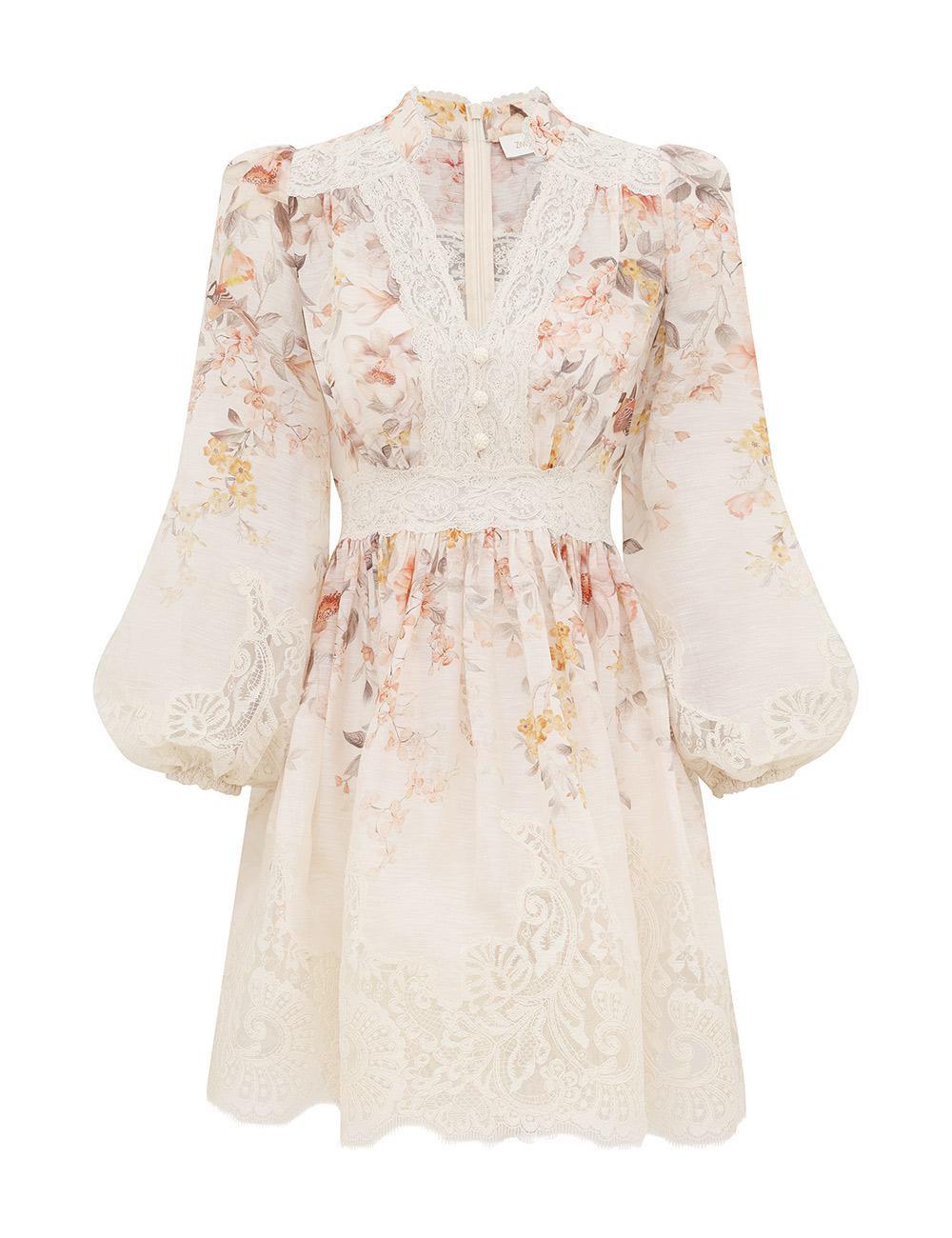 Luna Lace Lantern Dress