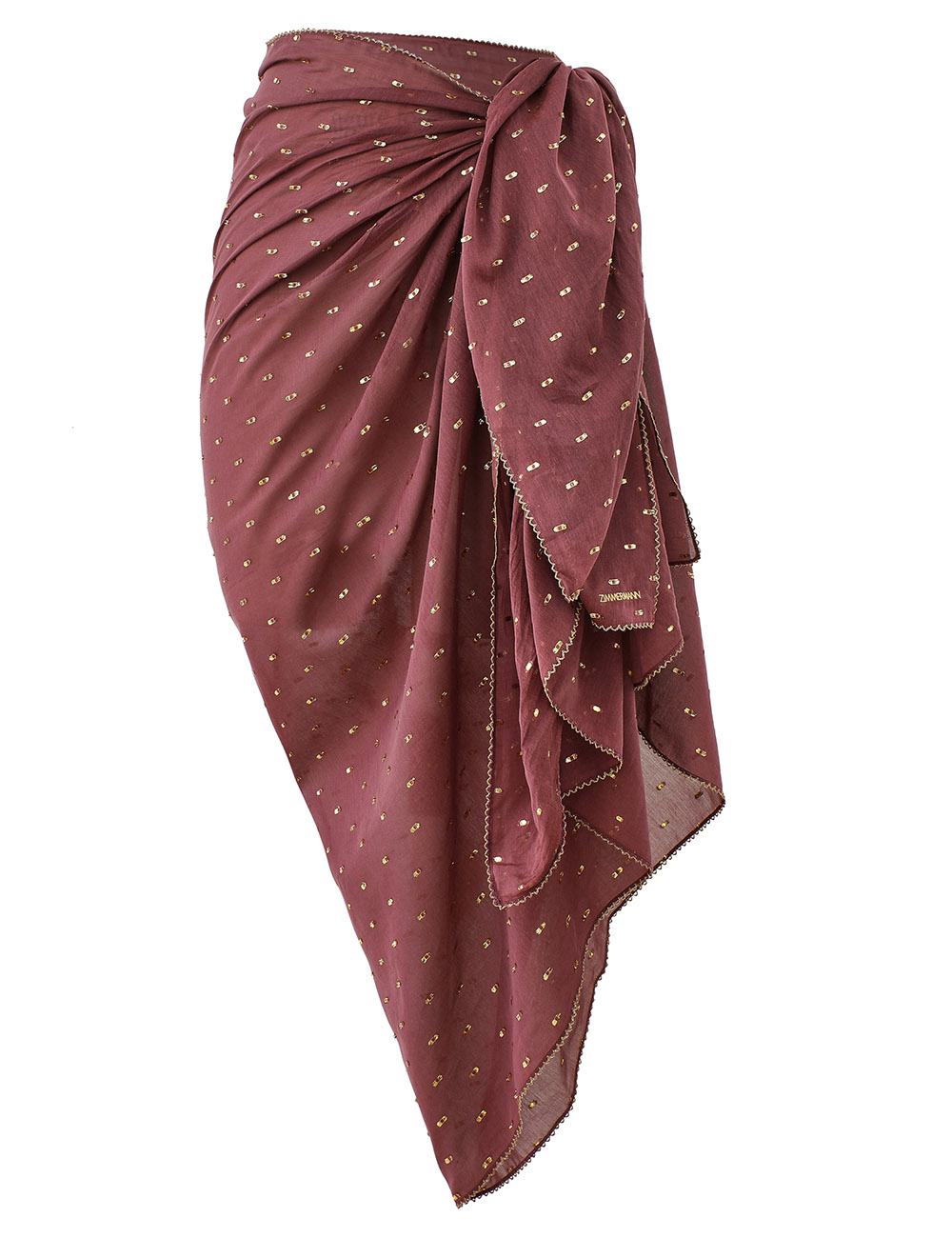 Woven Metallic Pareo