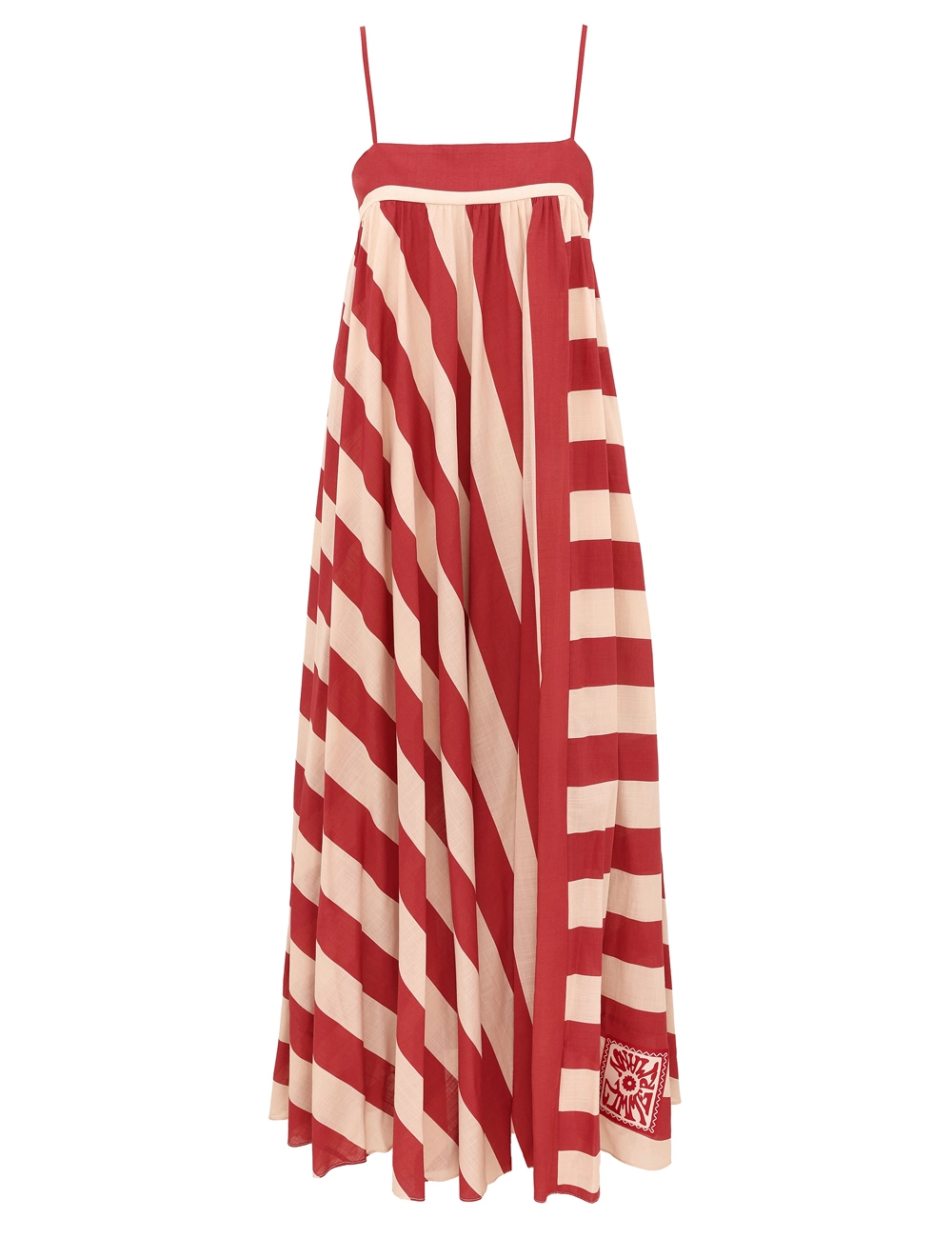 Roselight Stripe Maxi Dress