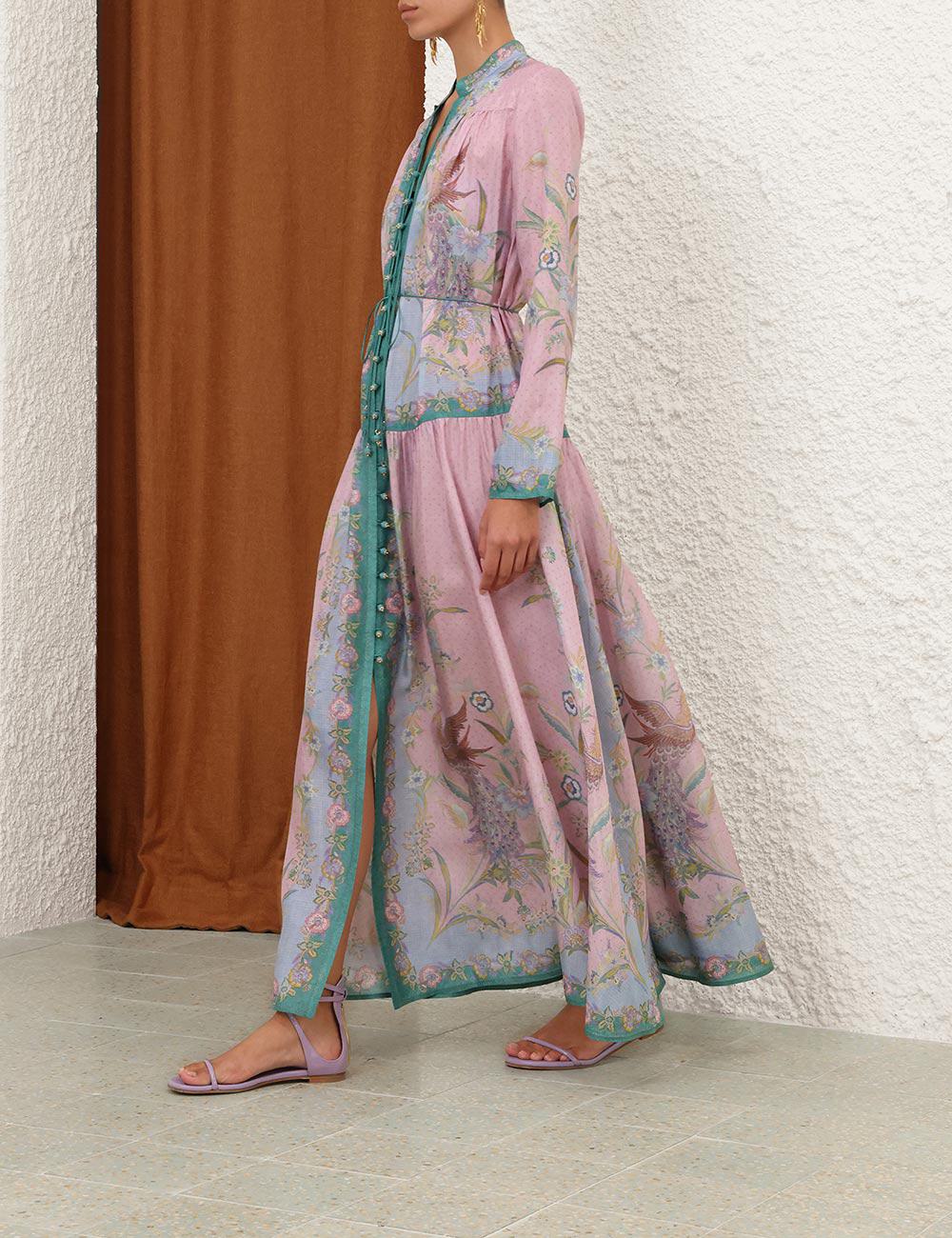 Indra Long Sleeve Maxi Dress