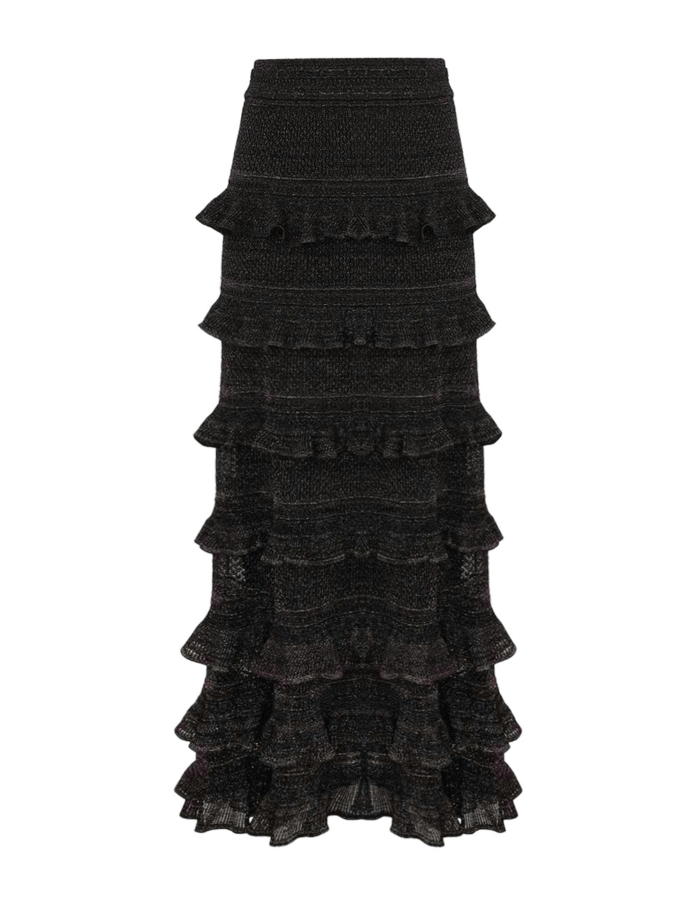 Rebellion Frill Midi Skirt