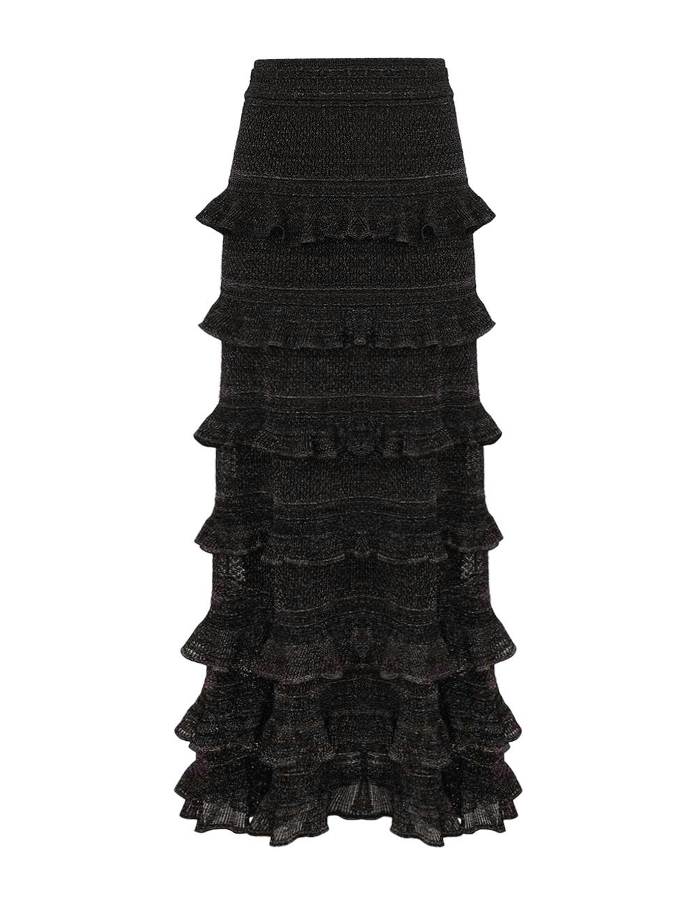 Rebellion Frill Midi Skirt