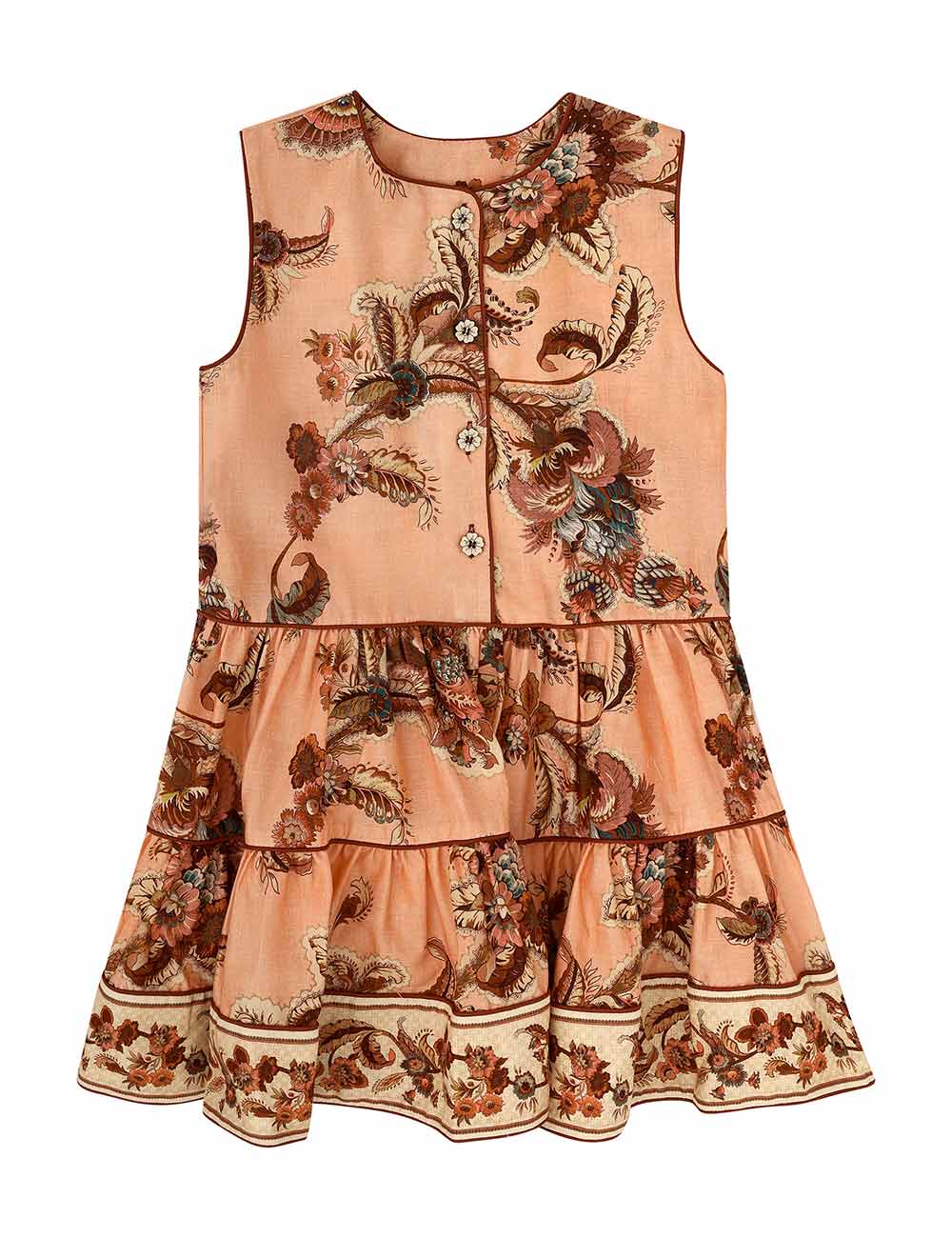 Aster Kids Contrast Hem Dress