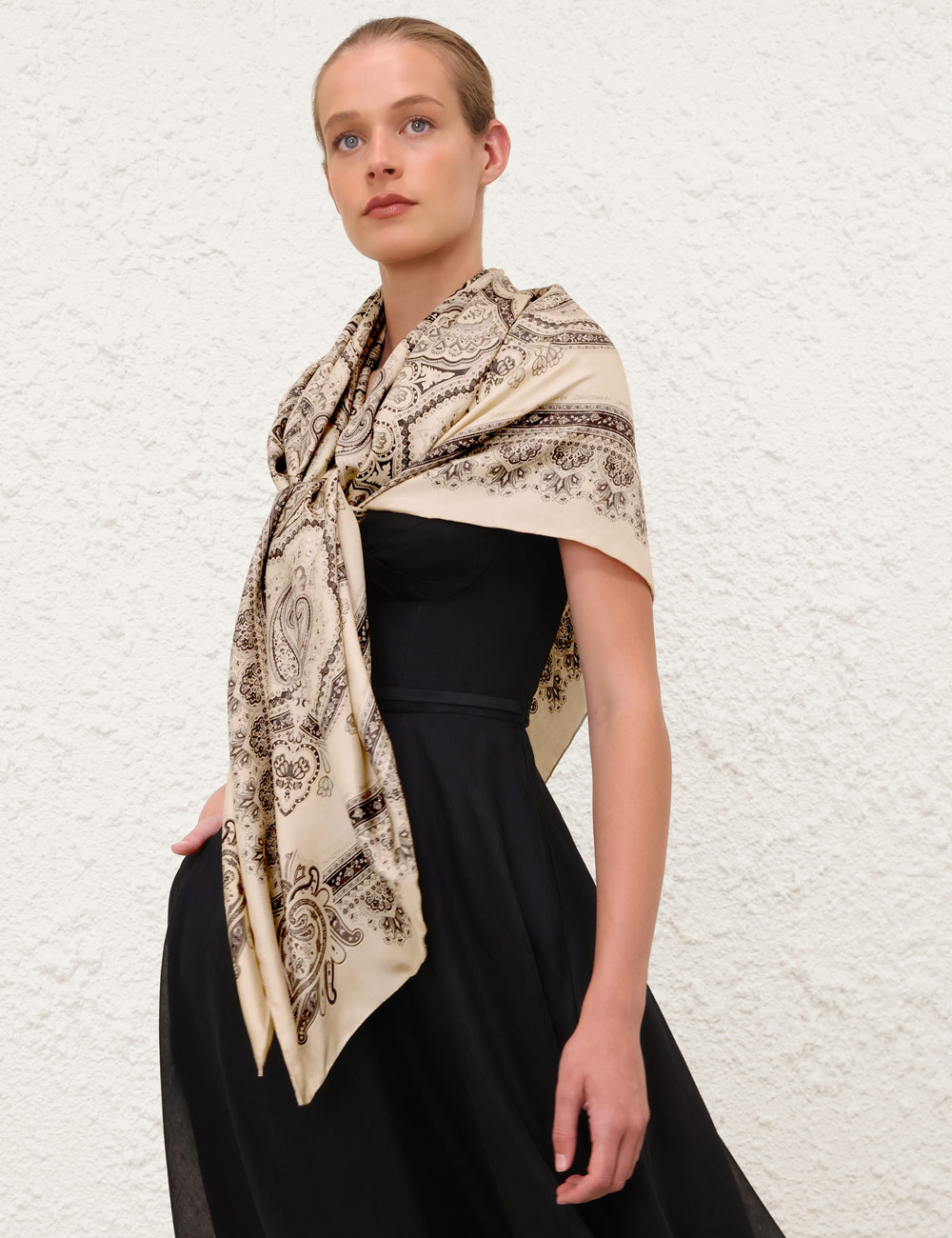 Printed Silk Maxi Square