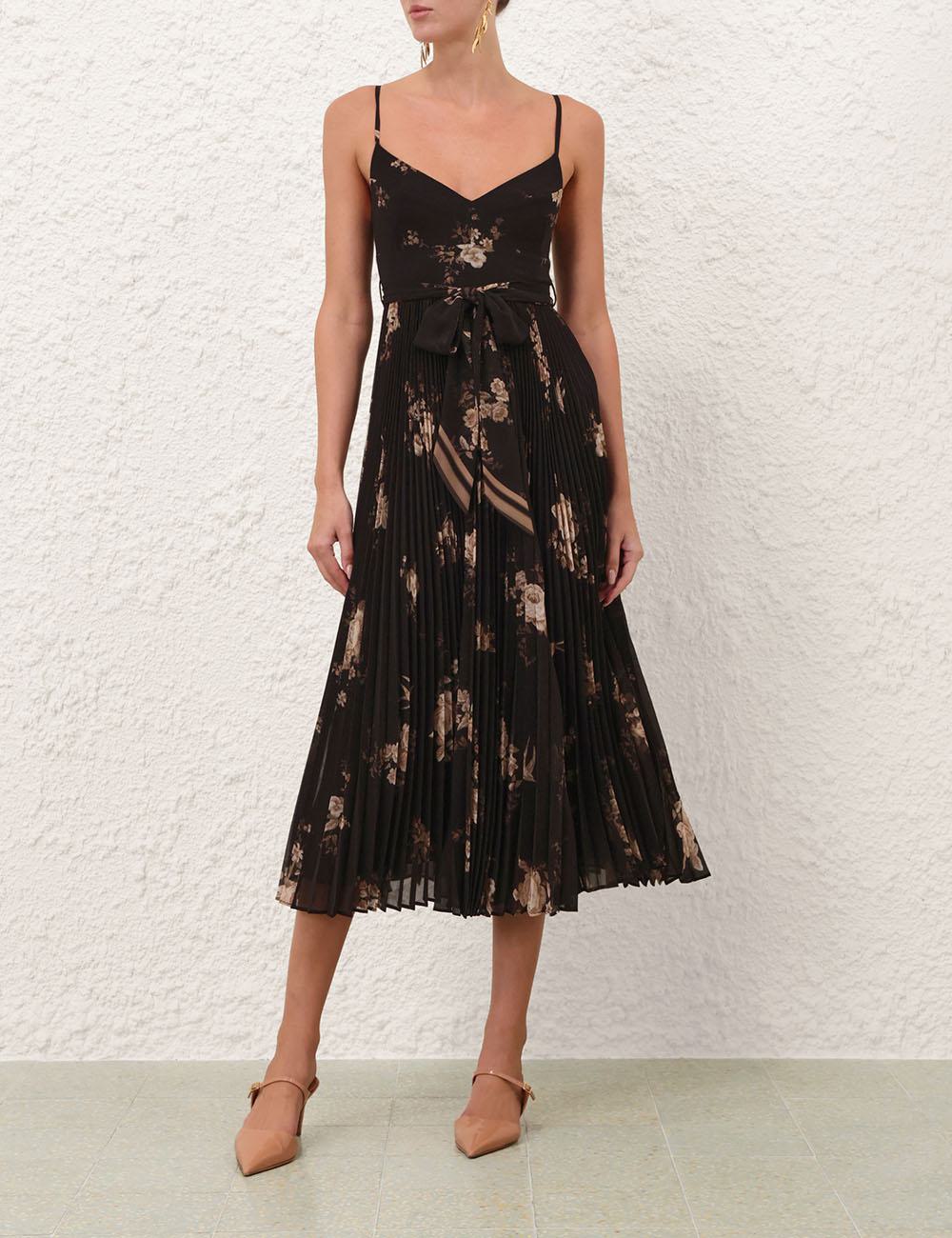 Sunray Pleated Picnic Dress