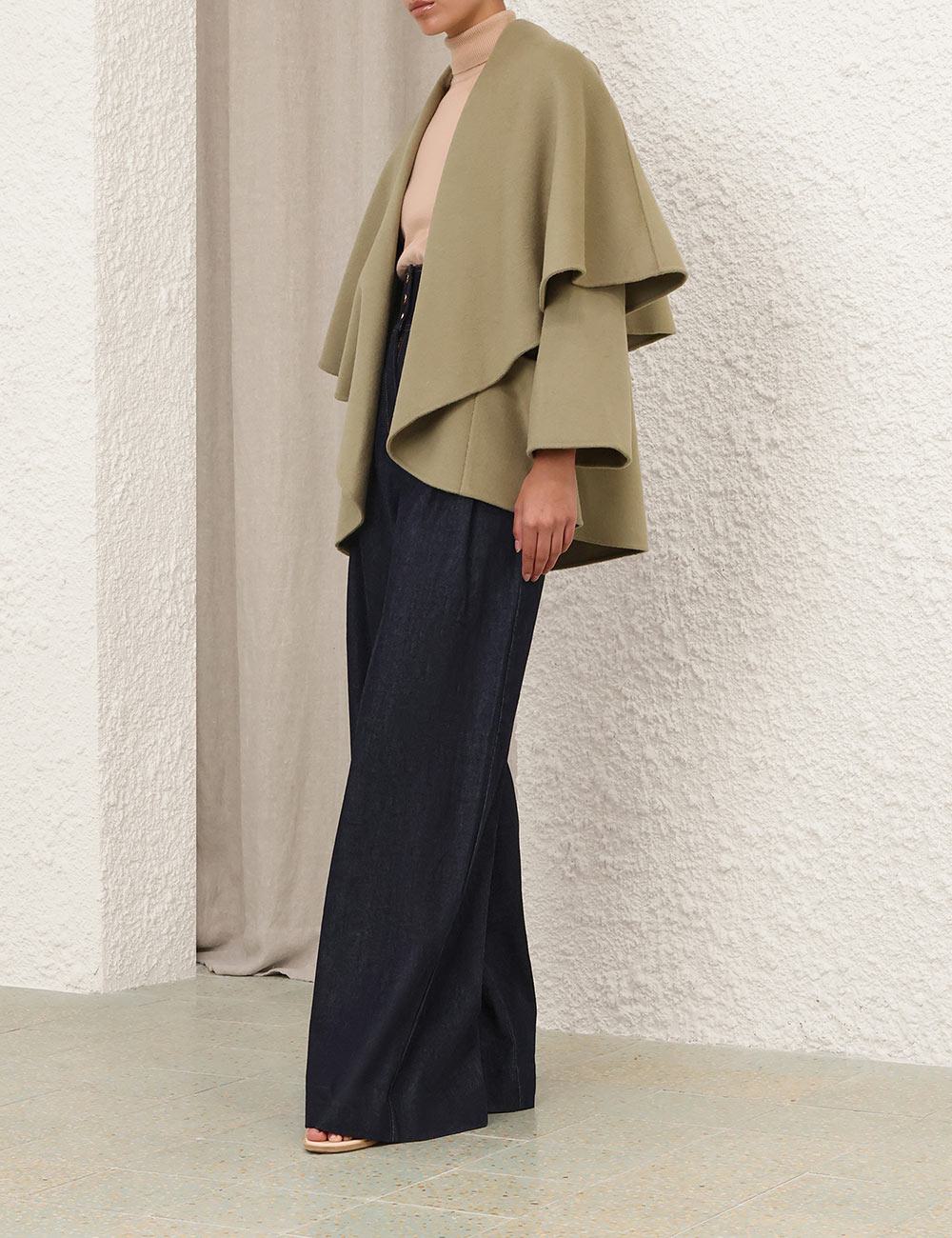Rebellion Tie Neck Cape