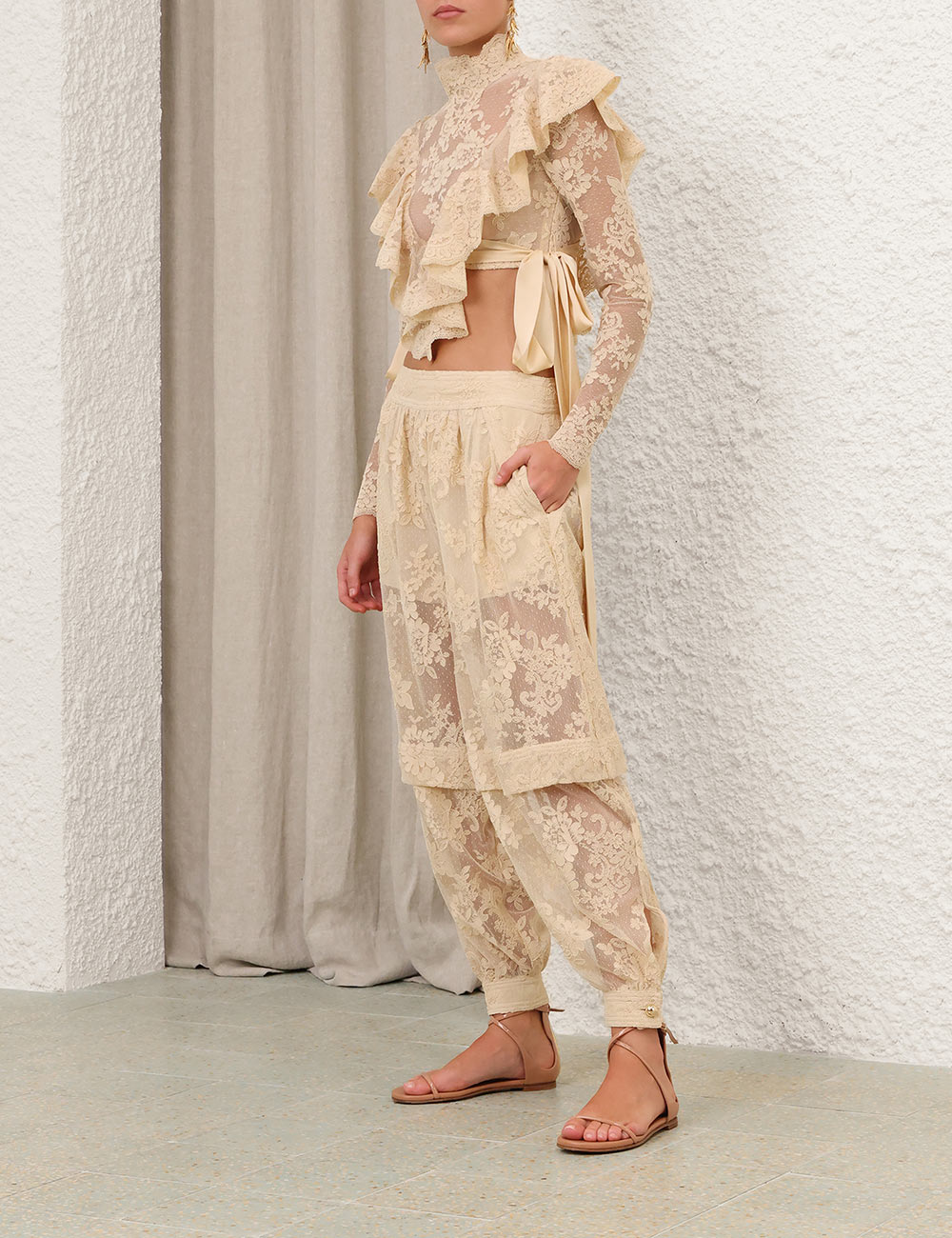 Luna Lace Long Sleeved Bodice